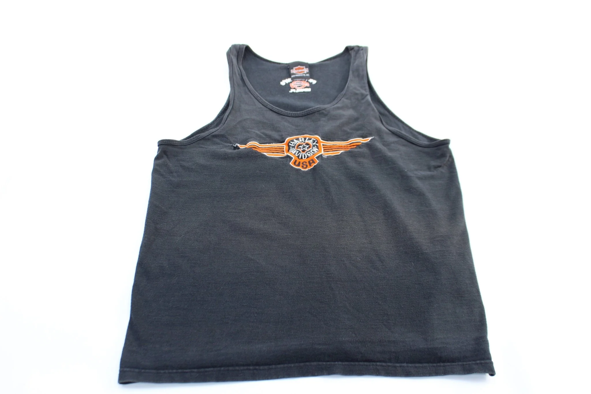 90's Harley Davidson Motorcycles Embroidered Miami, Florida Tank Top