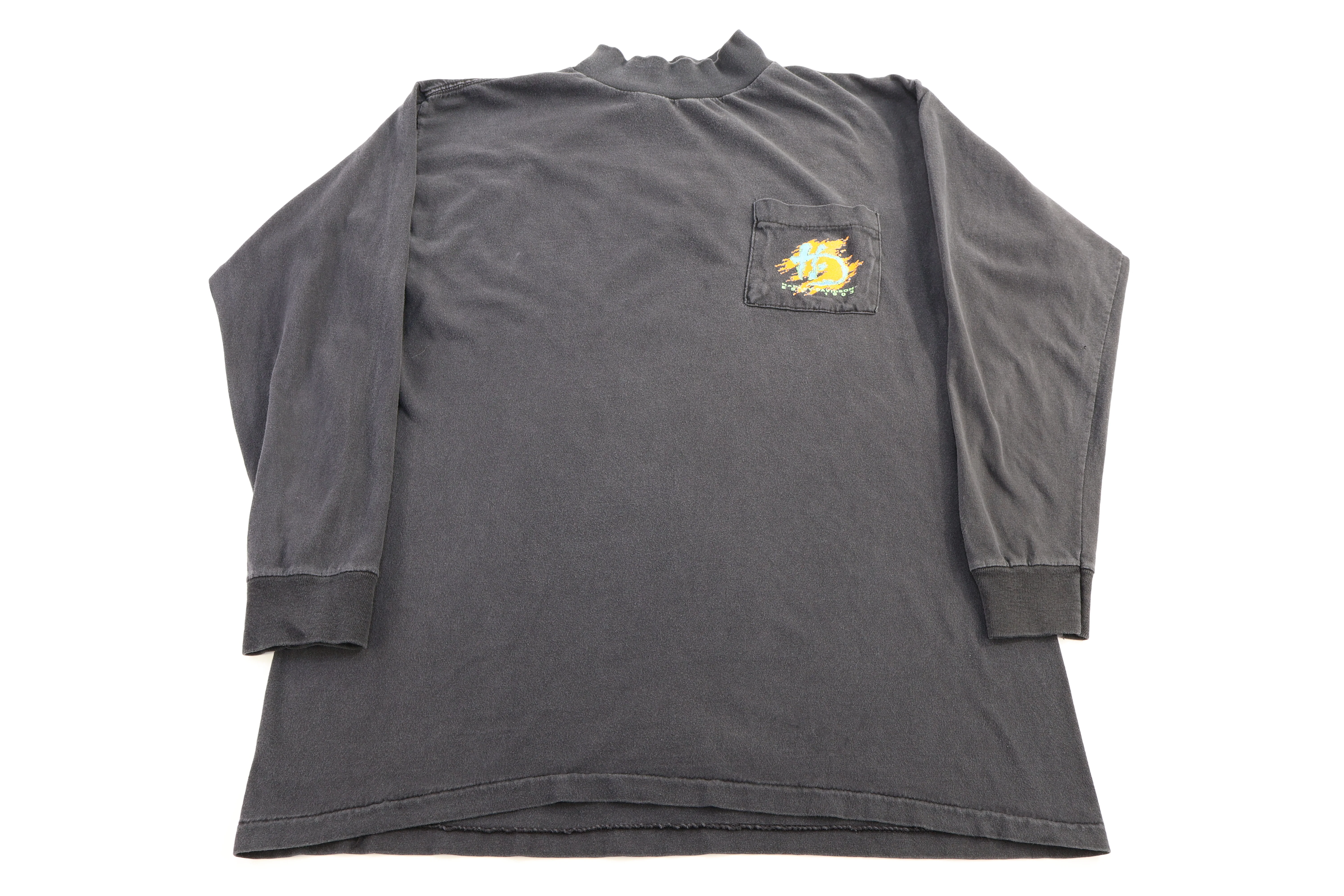 90's Harley Davidson Streak Lighting LS T-shirt - Image 2