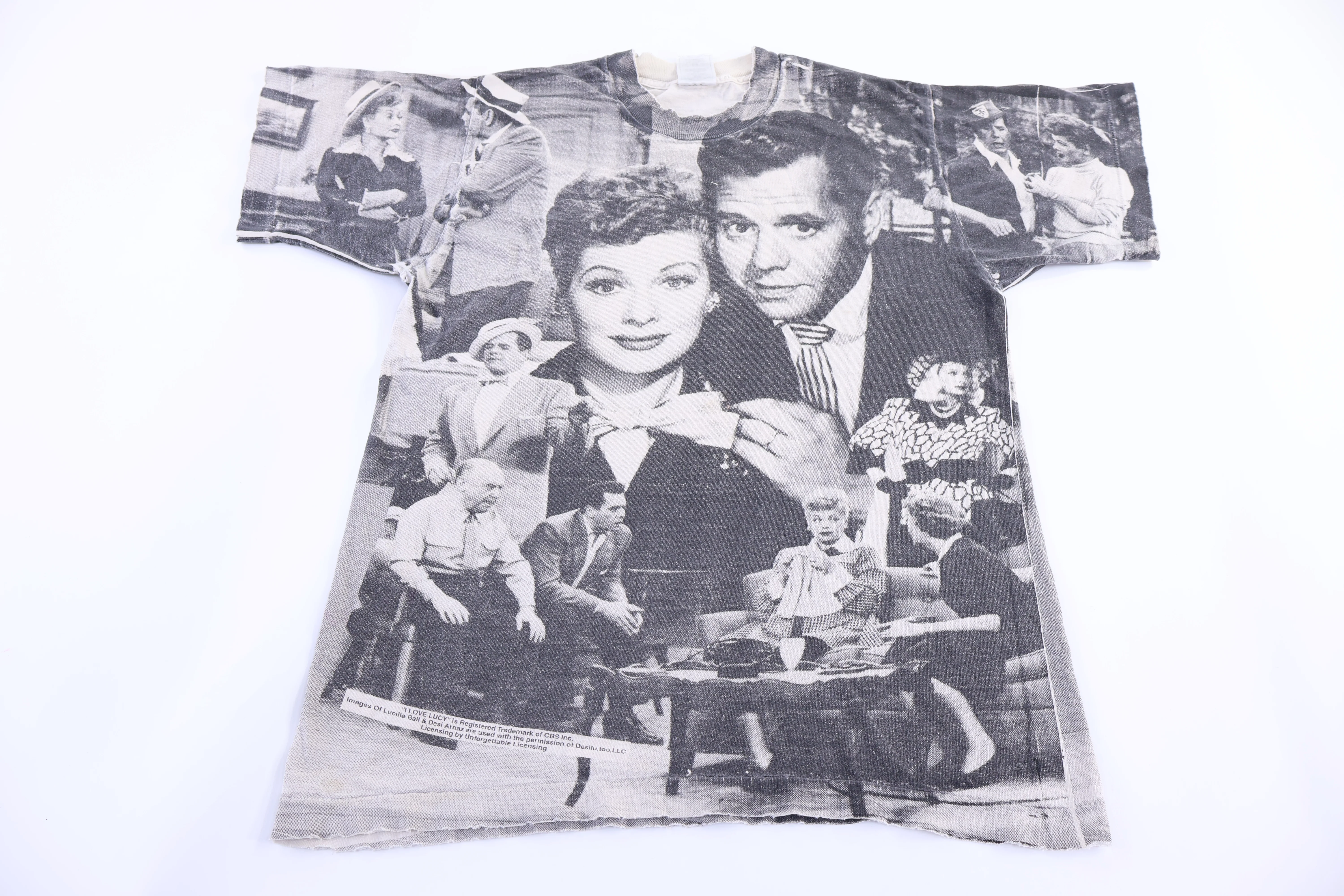 90's I Love Lucy All Over Graphic T-shirt