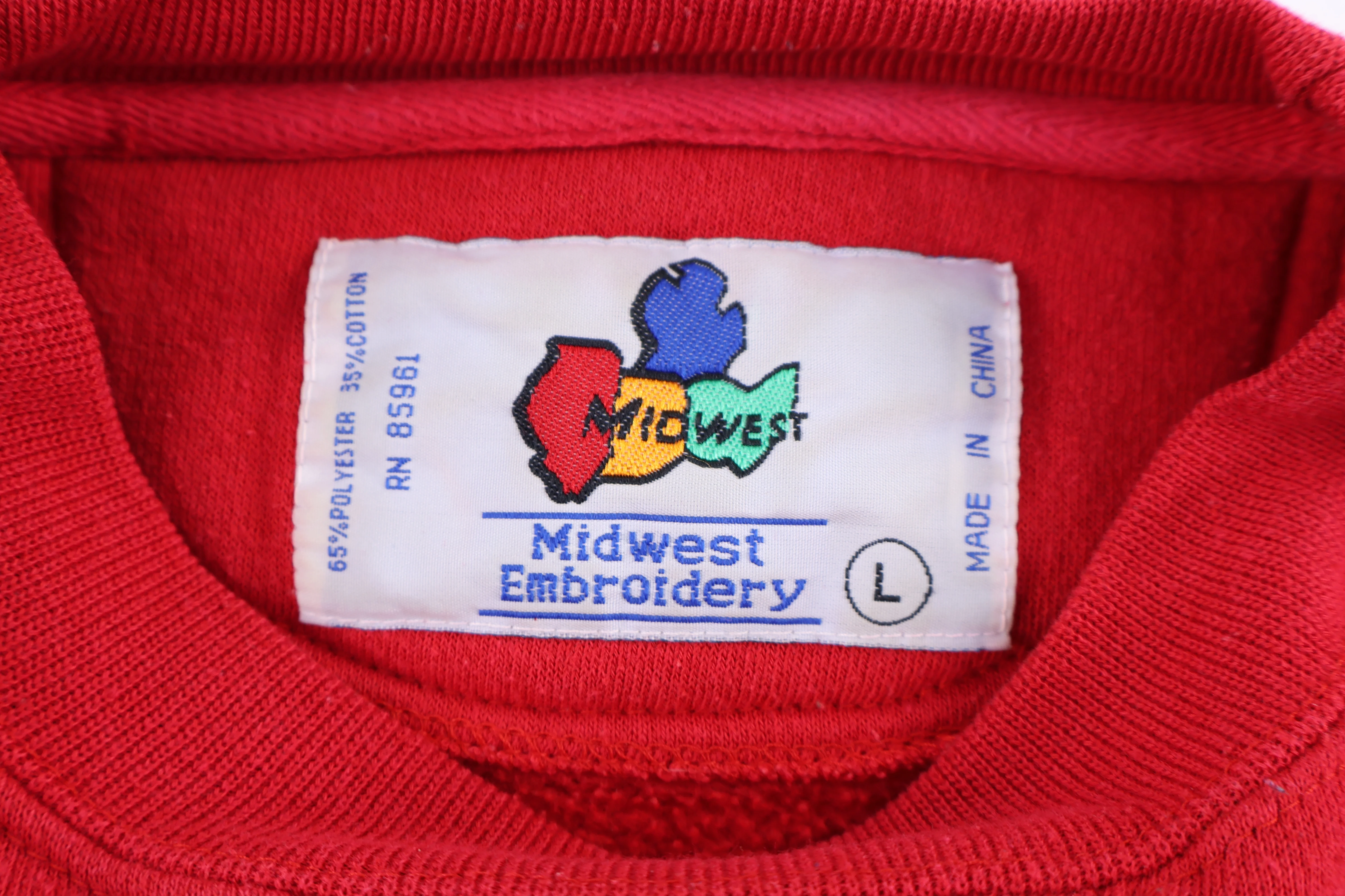 90's Indiana University Hoosiers Sweatshirt - Image 3