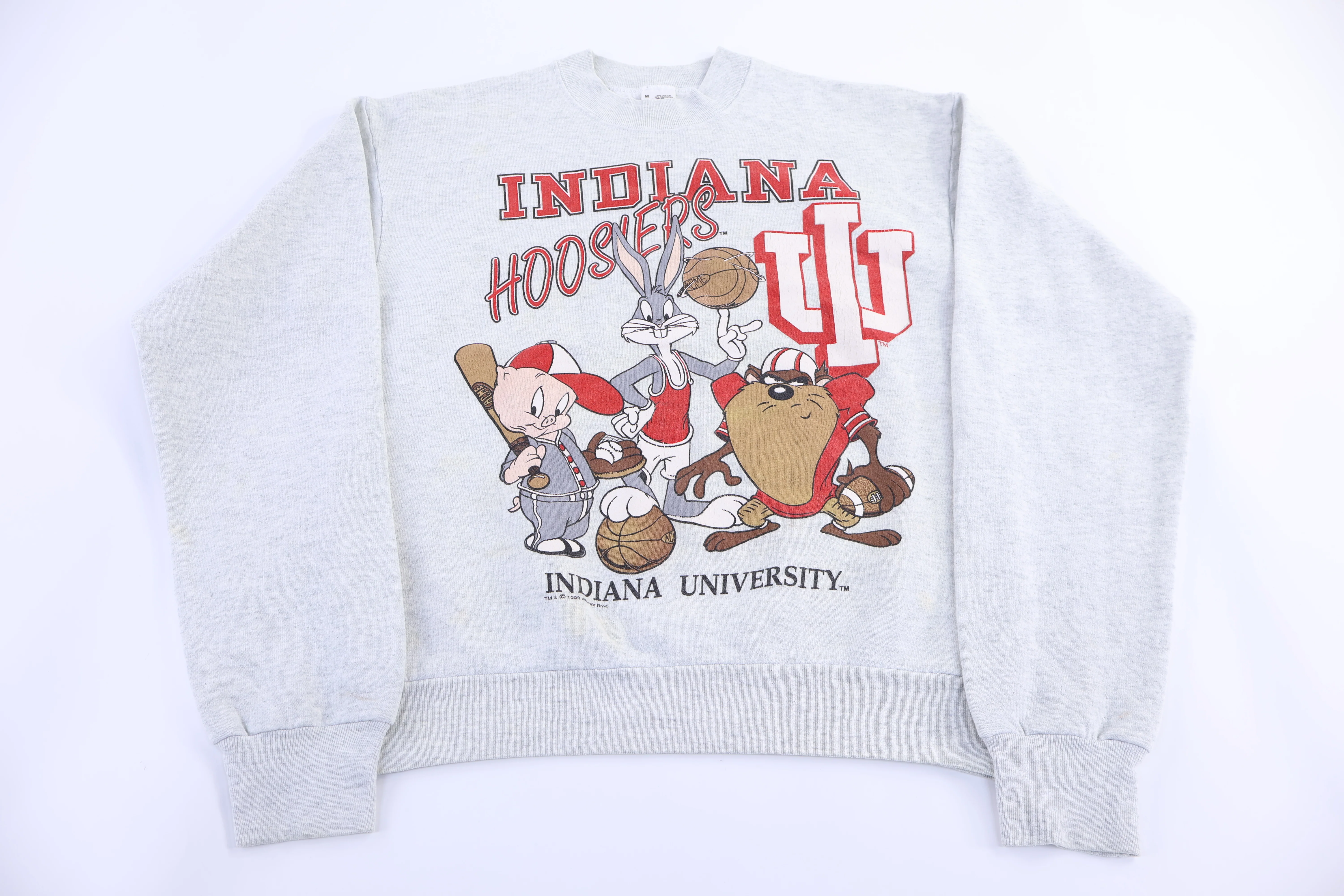 90's Indiana University Looney Tunes Sweatshirt