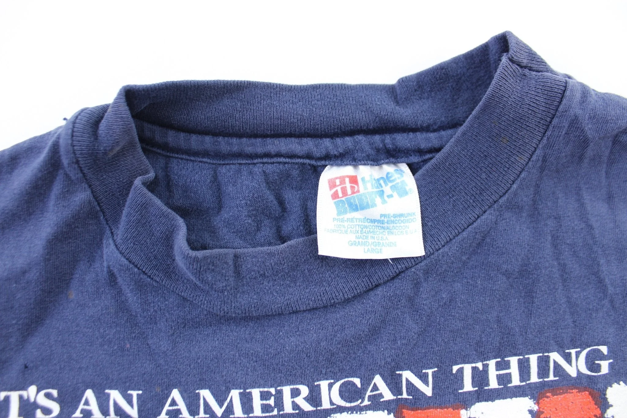 90's It's An American Thing Flag T-Shirt - Image 4