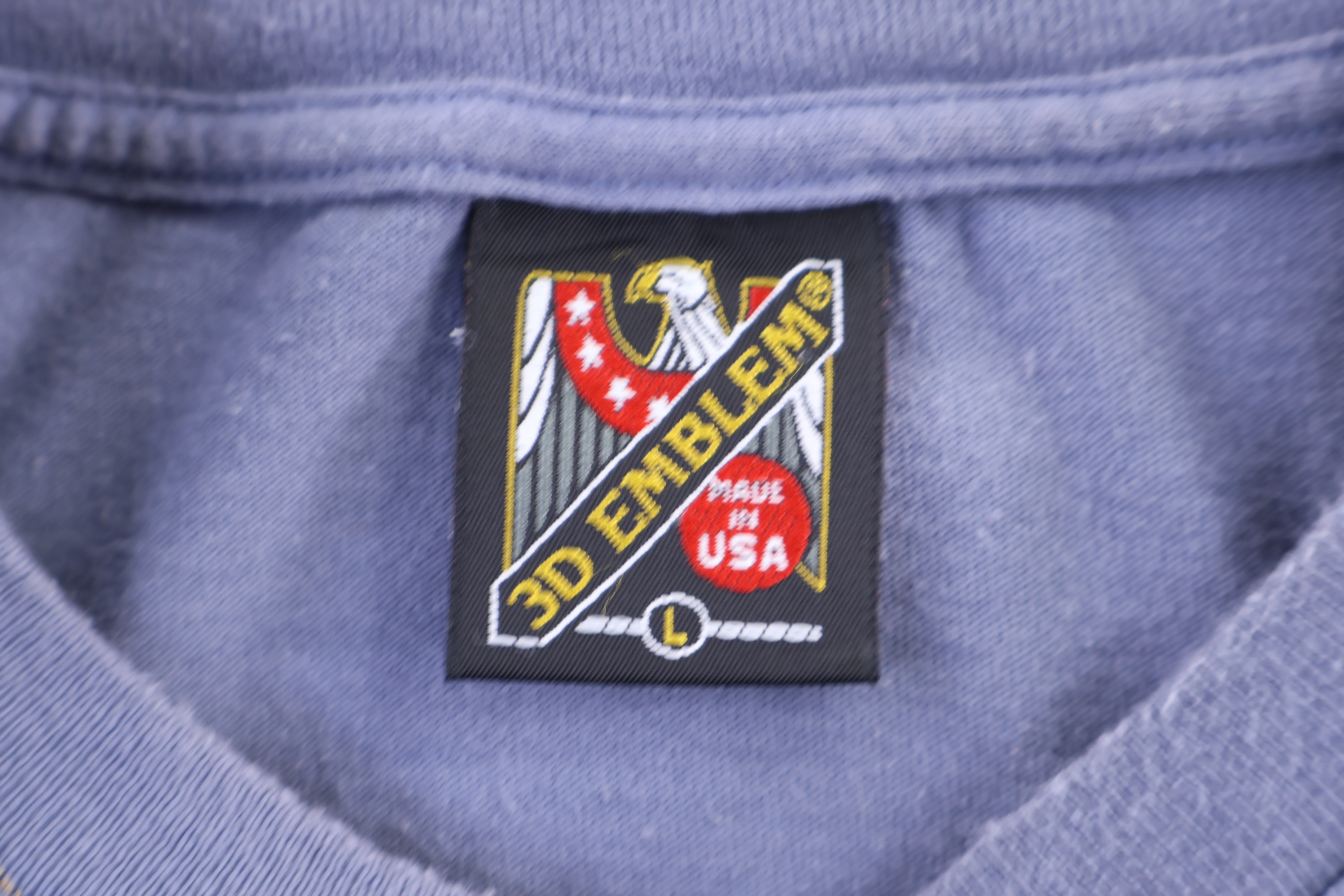 90's Jack's Leather Maryland 3D Emblem T-shirt - Image 3