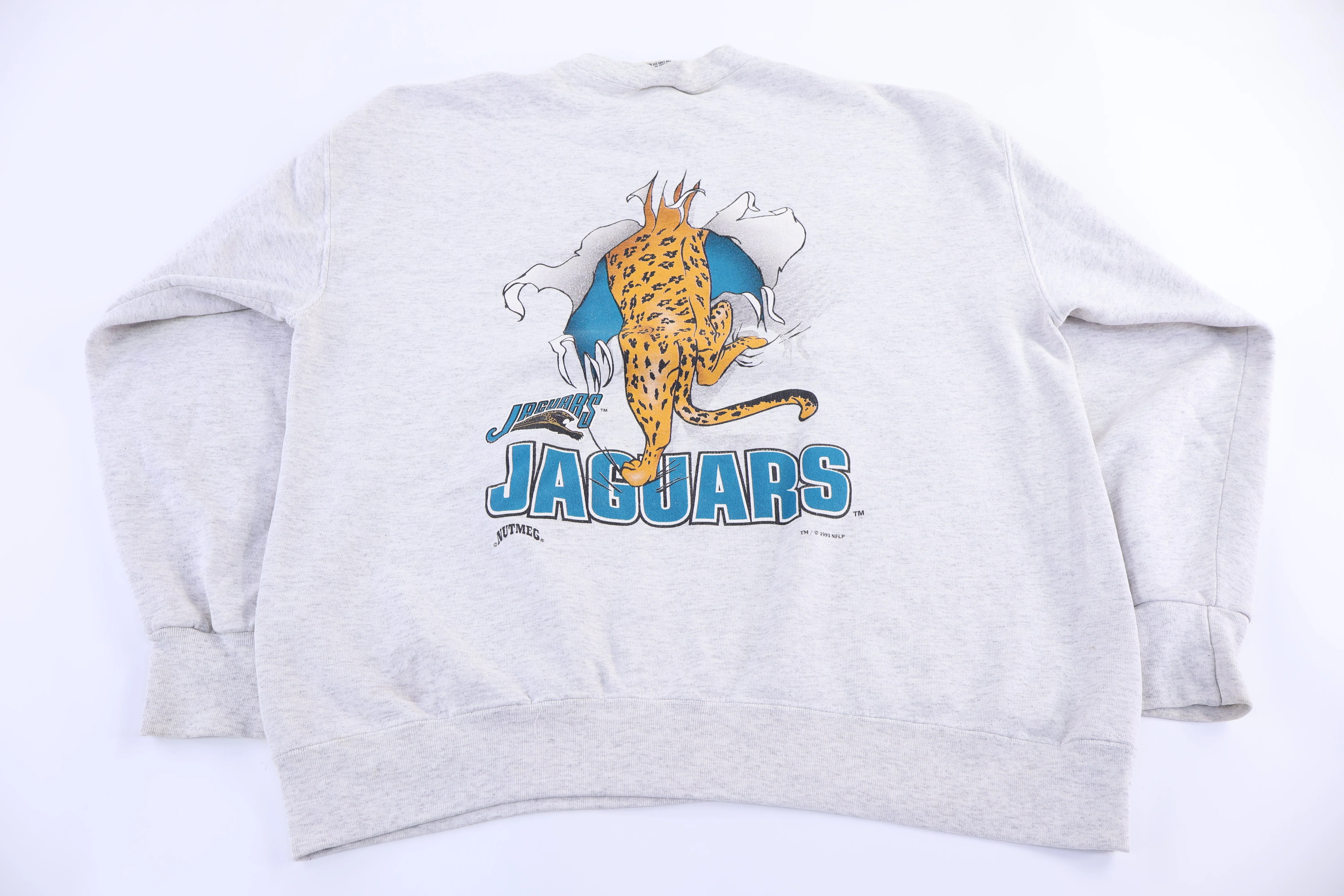 90's Jacksonville Jaguars Football Sweatshirt - Image 2
