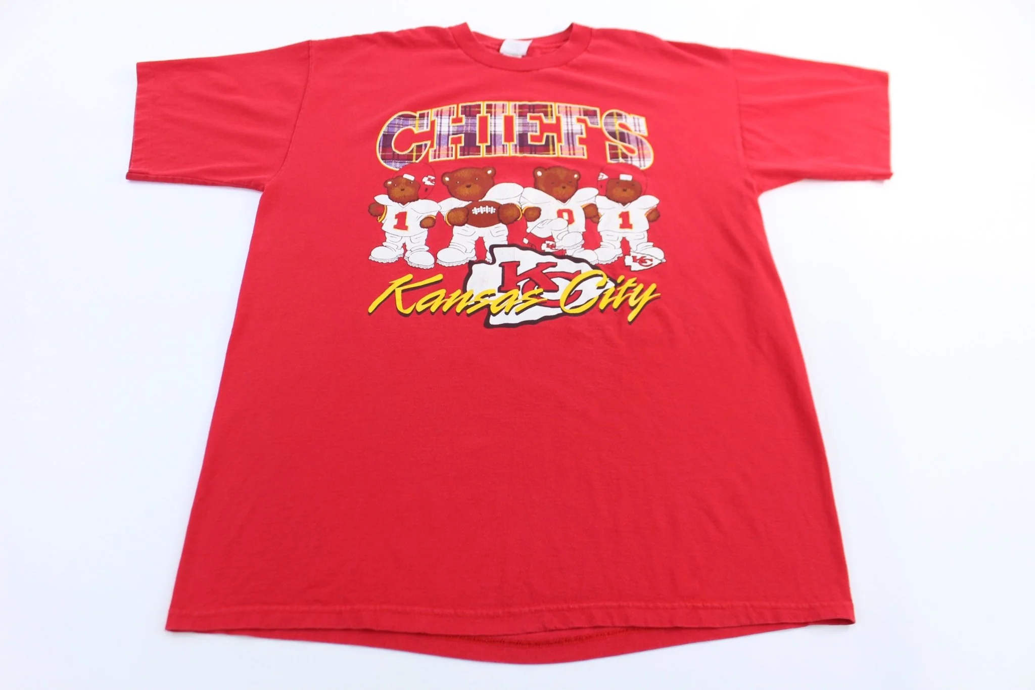 90's Kansas City Chiefs Football Sleep T-shirt