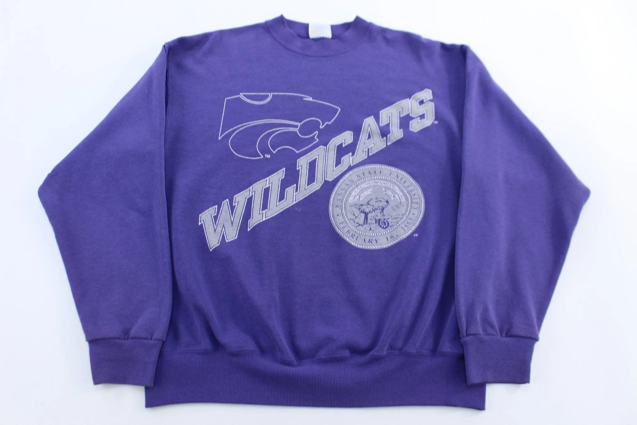 90's Kansas State University Sweatshirt - Image 2