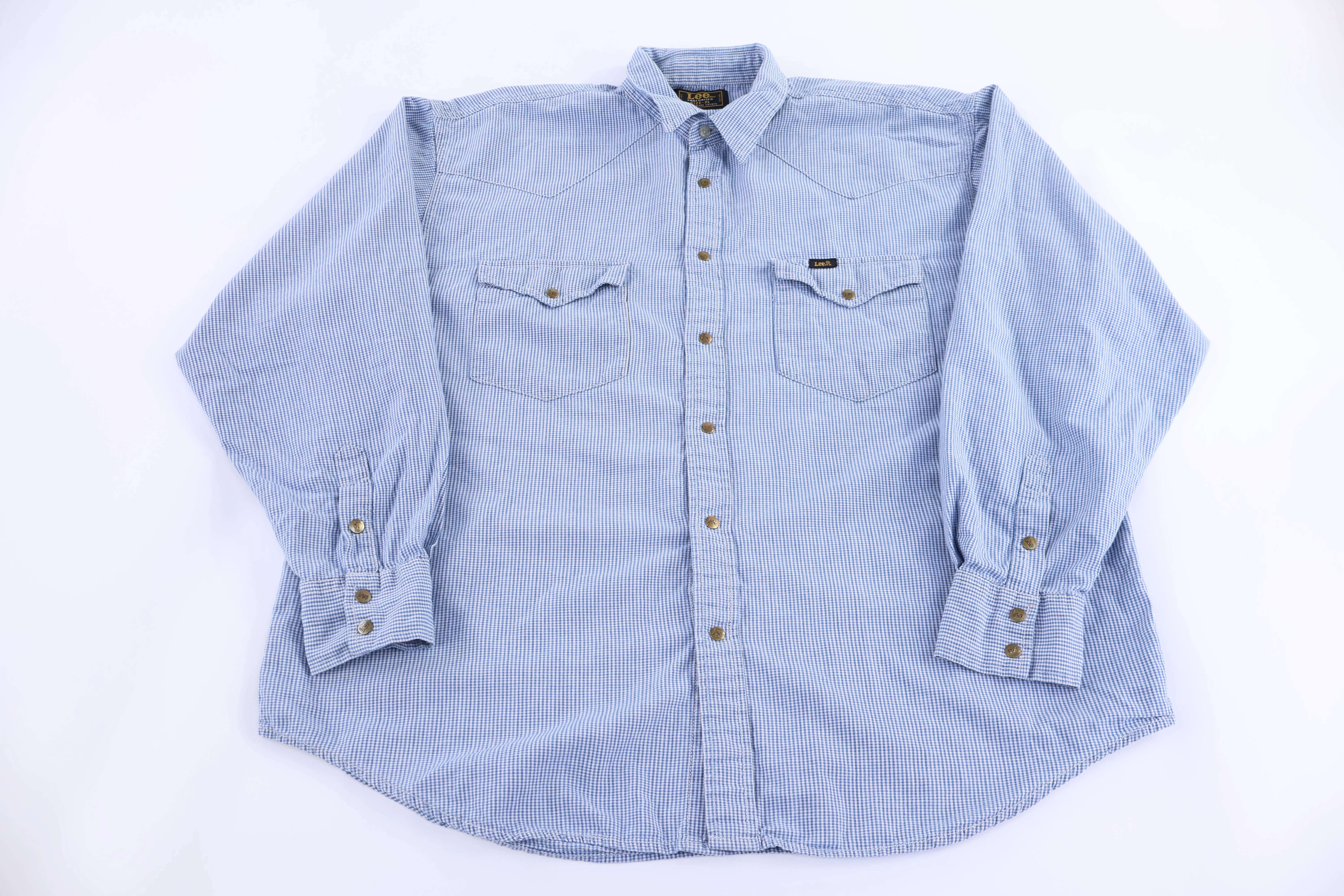 90's Lee Sanforized Multipattern LS Button Down