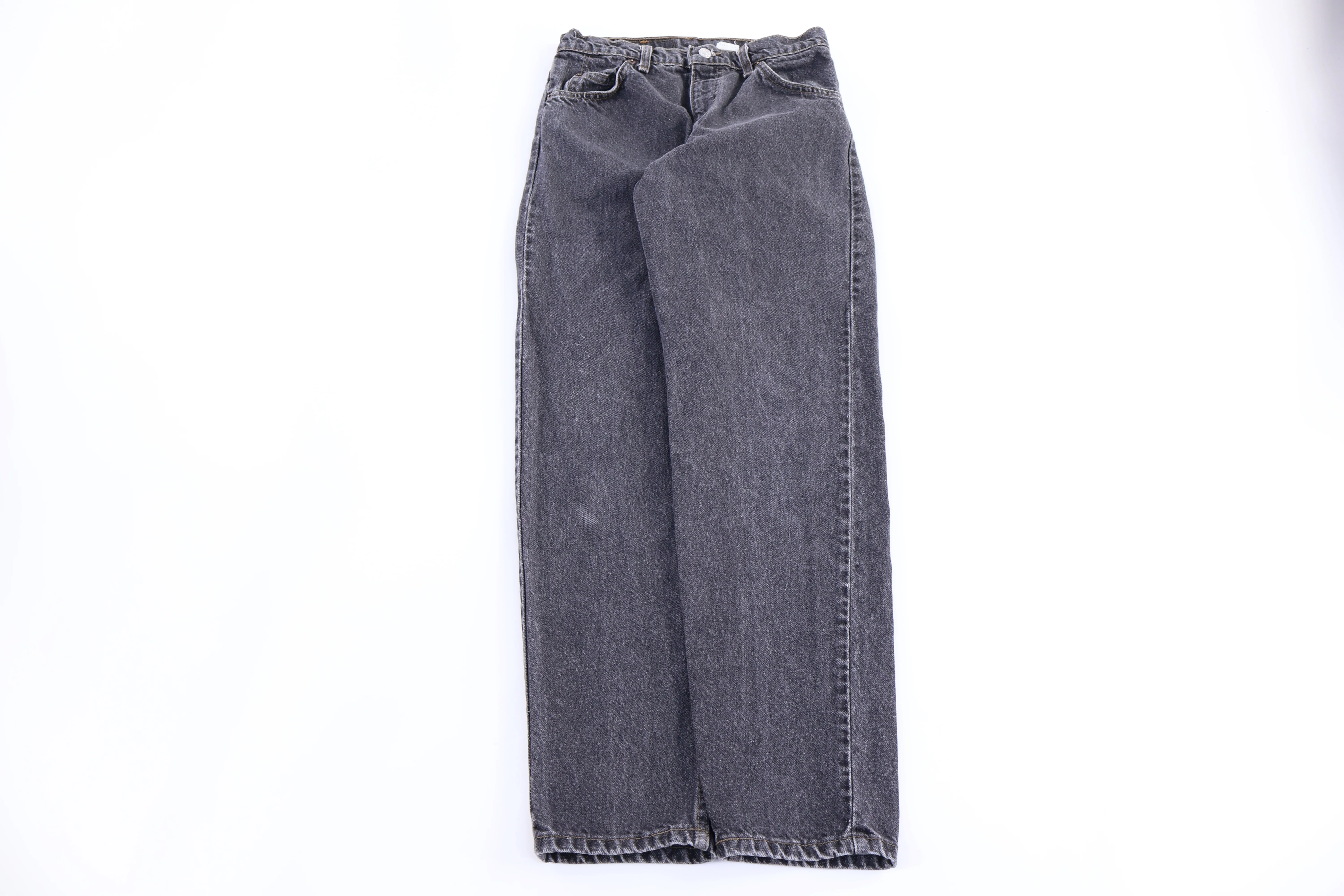 90's Levi's 550 Black Dneim Jeans - Image 2
