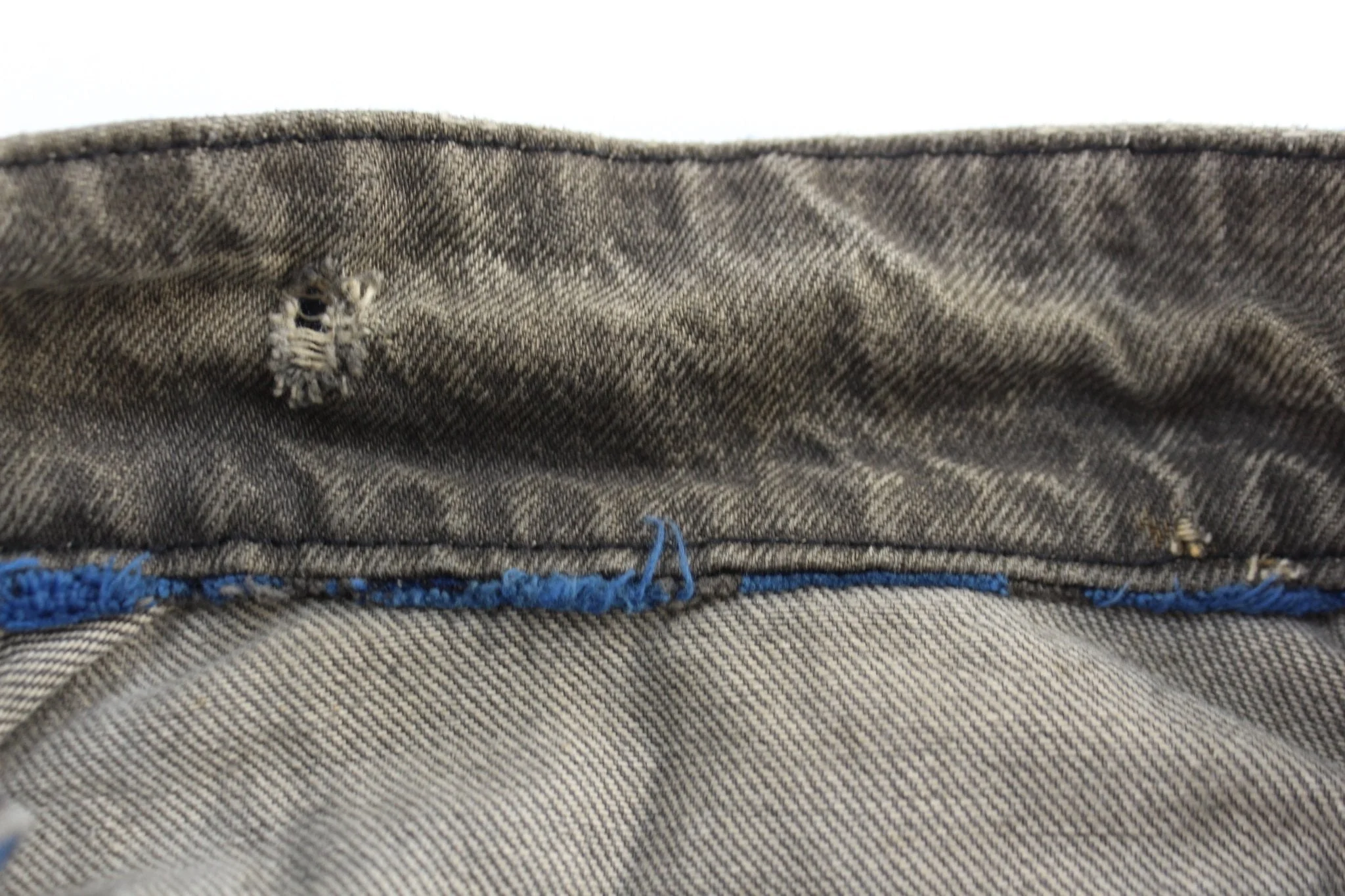 90's Levi's Acid Wash Denim Trucker Jacket - Image 5