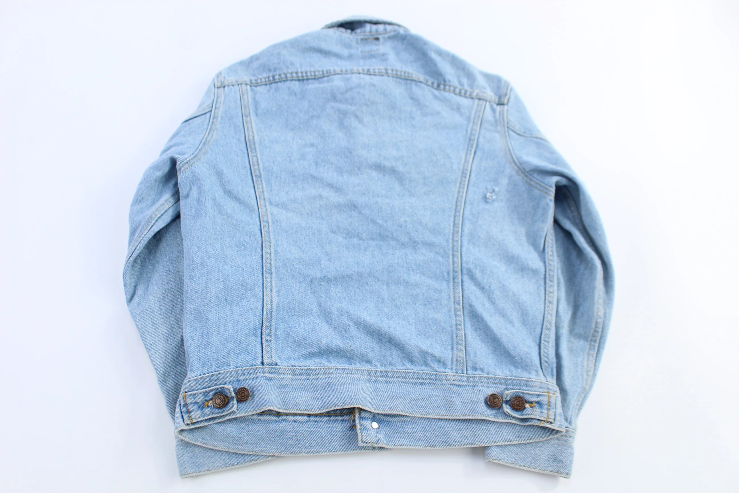 90's Levi's Lee Light Wash Denim Jacket - Image 2