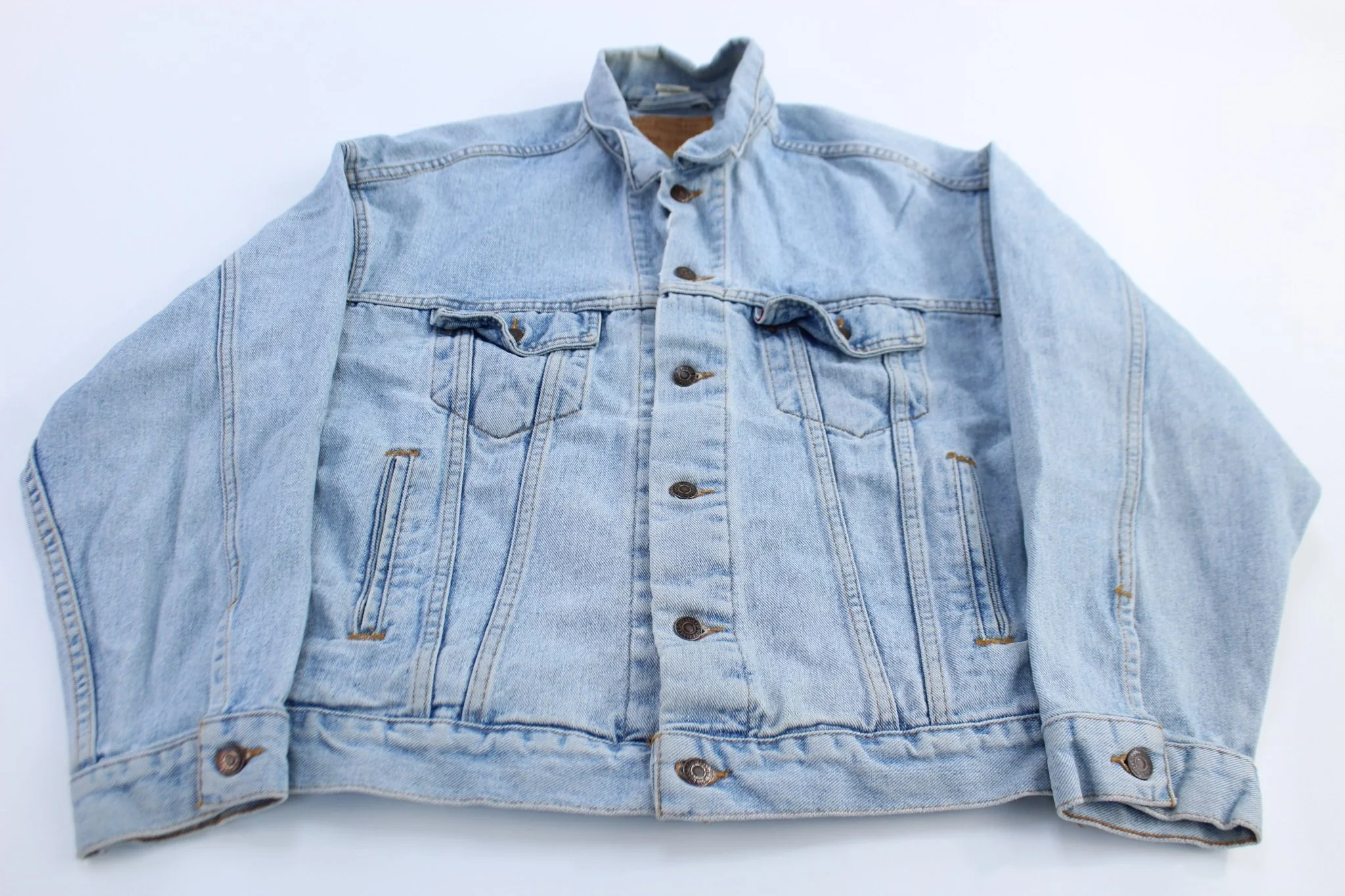 90's Levi's Light Wash Art Denim Jacket