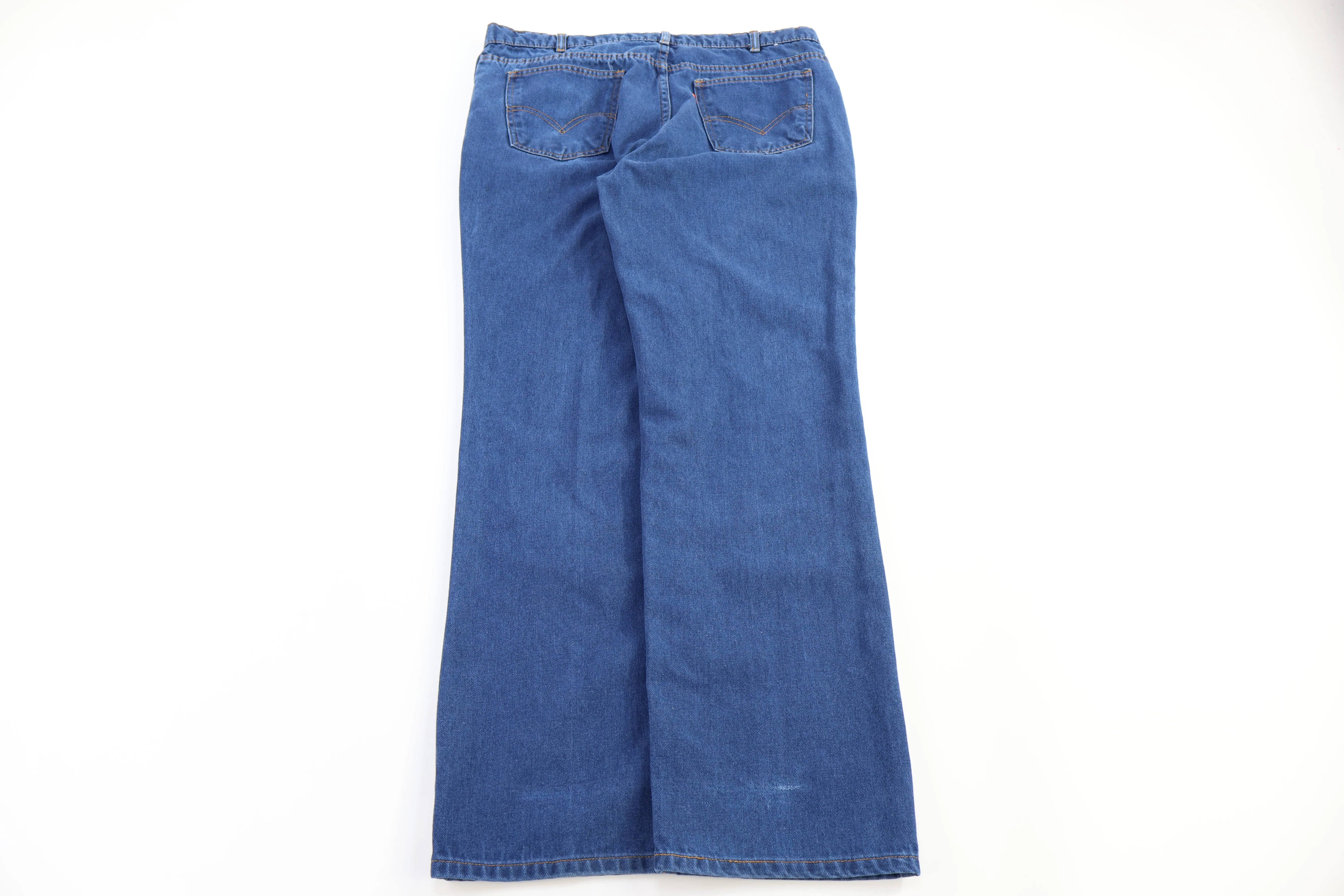 90's Levi's Orange Tab Dark Wash Denim Jeans - Image 2