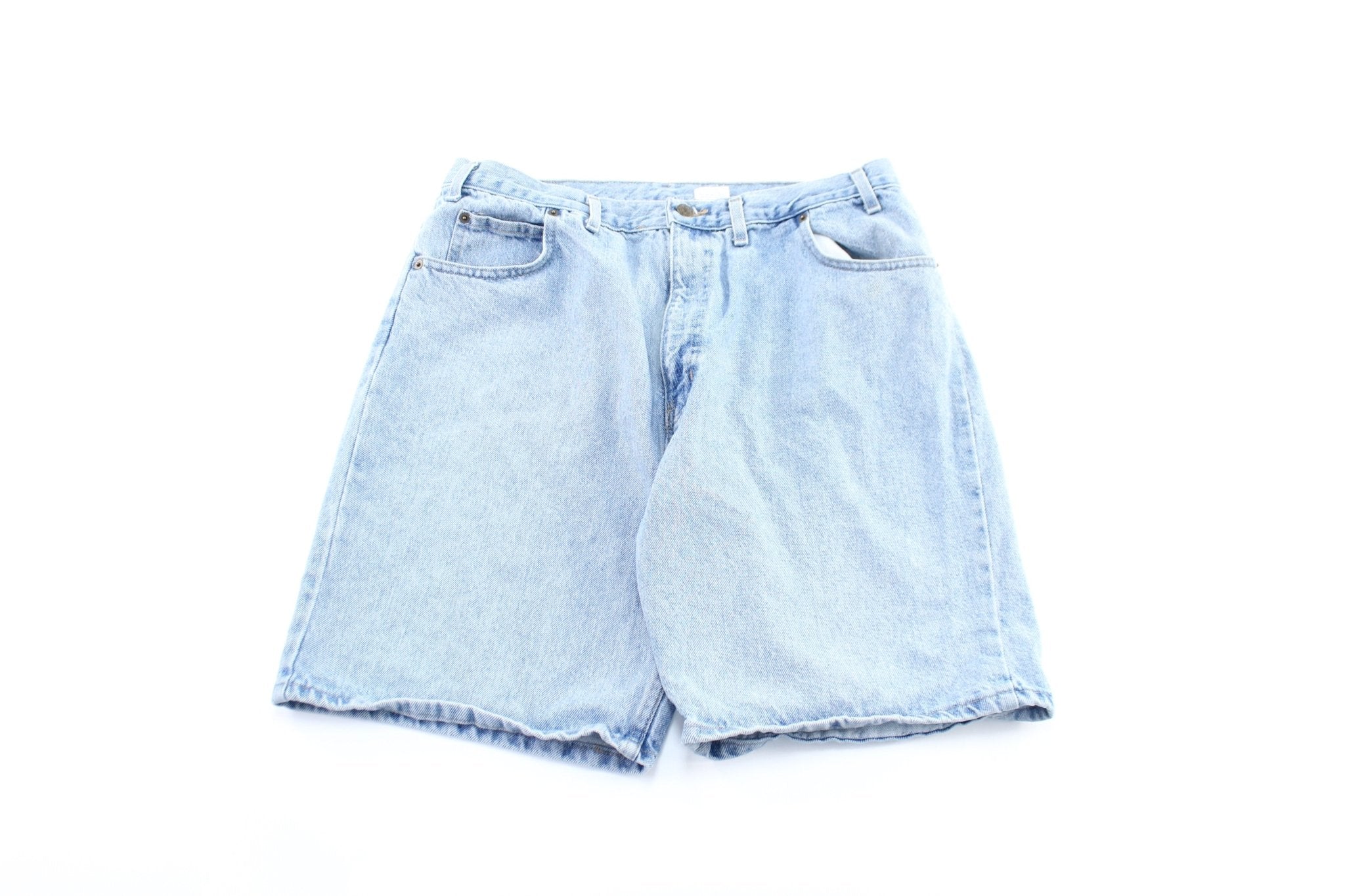 90's Light Wash Denim shorts - Image 2