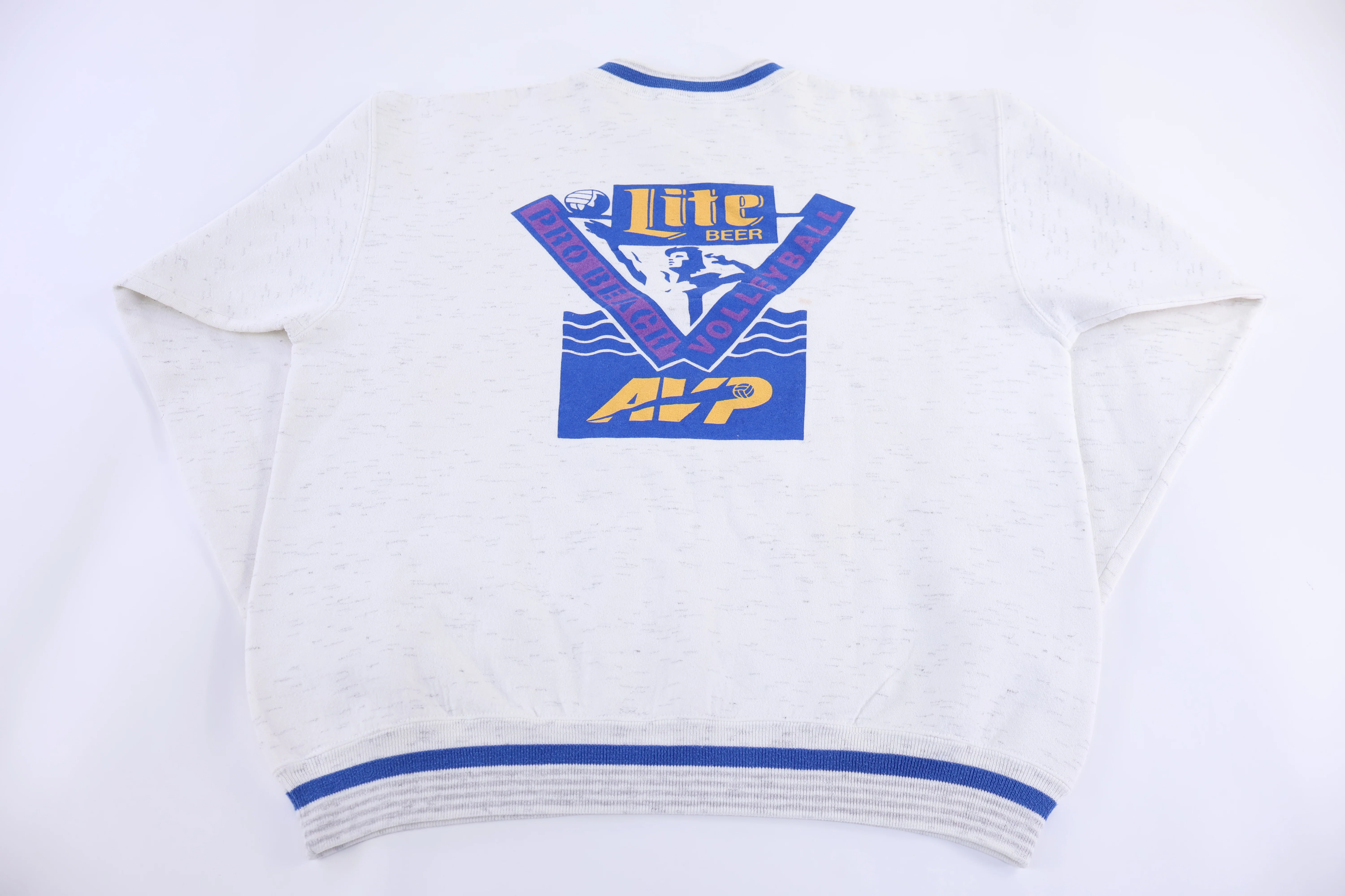 90's Lite Beer Pro Beach Volleyball Sweatshirt