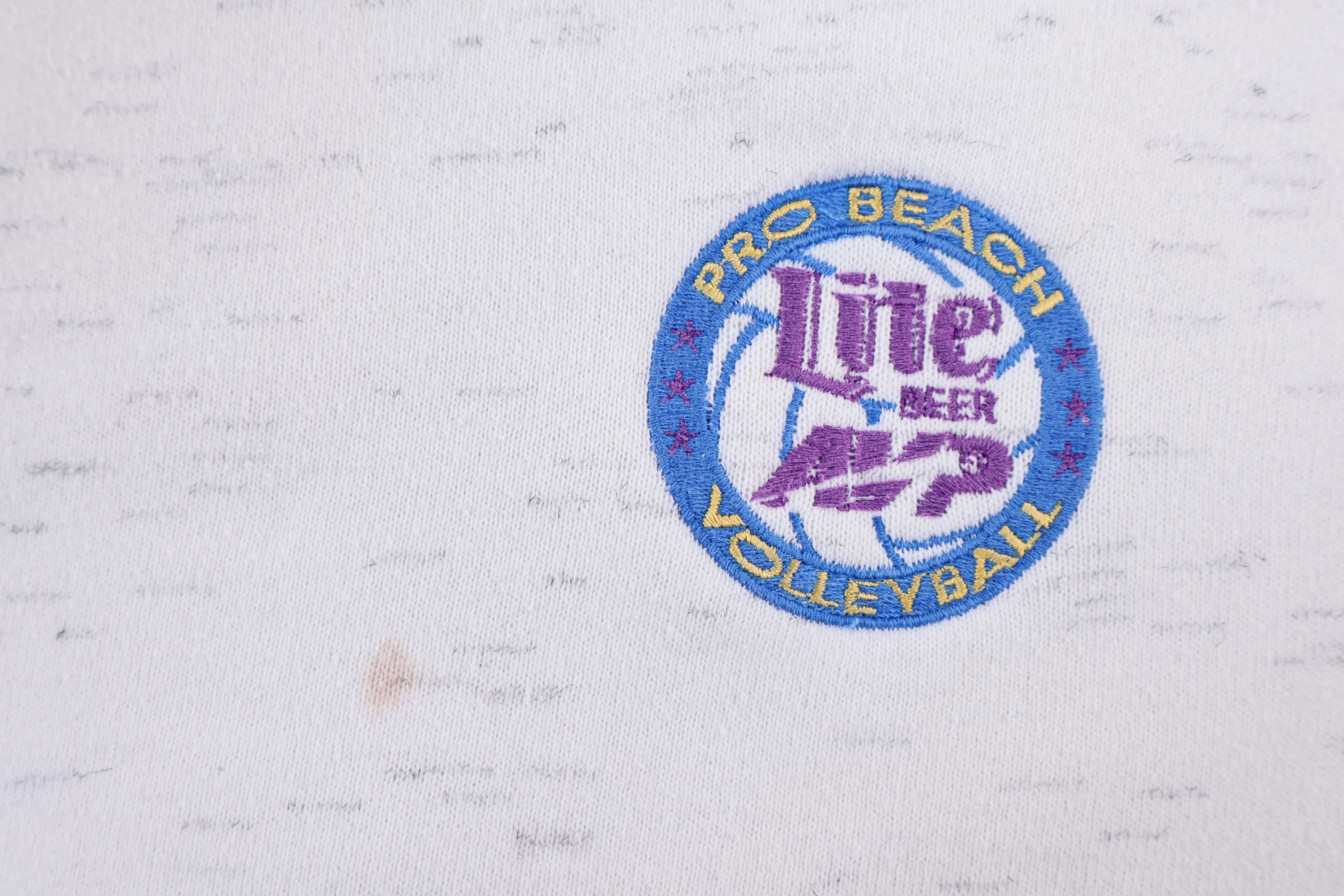 90's Lite Beer Pro Beach Volleyball Sweatshirt - Image 3
