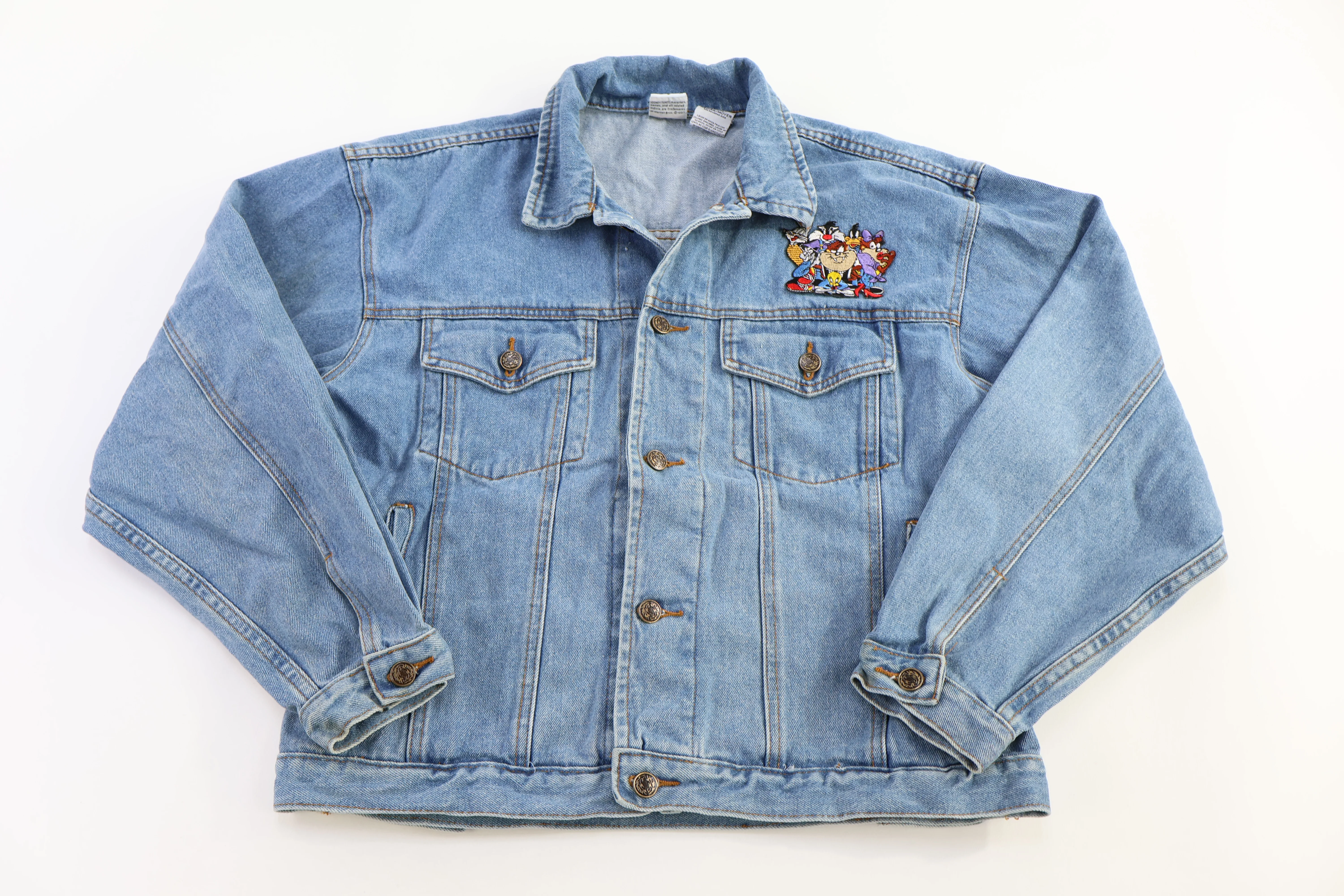 90's Looney Tunes Denim Jacket - Image 2