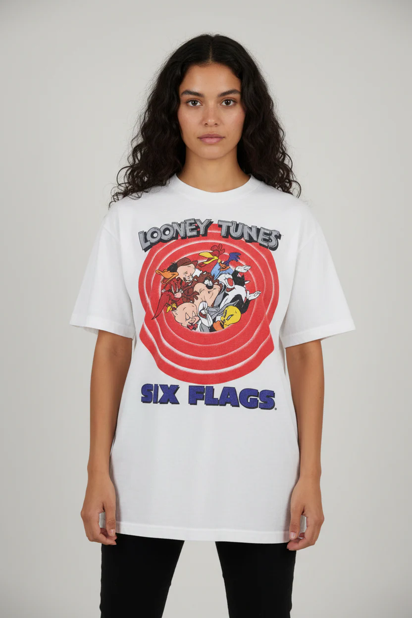 90's Looney Tunes Six Flags T-shirt