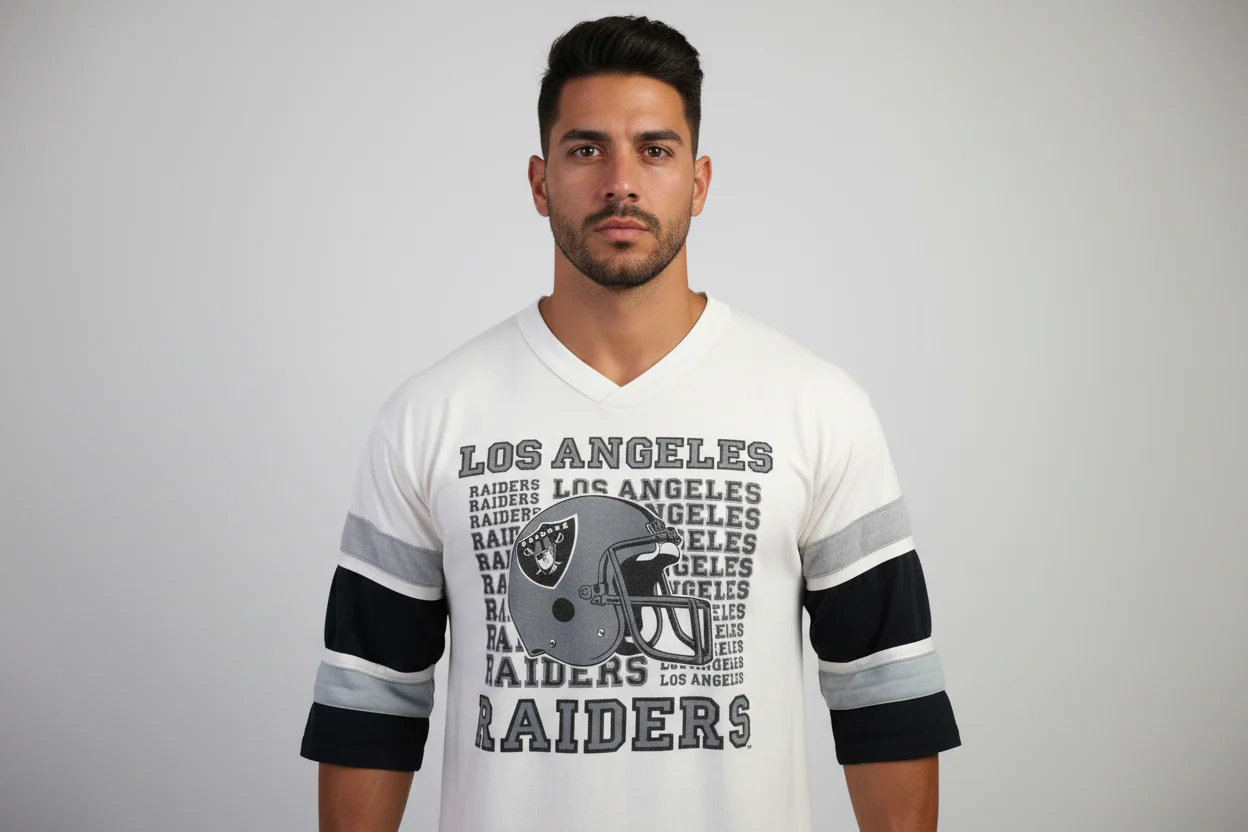 90's Los Angeles Raiders Football Varsity T-shirt