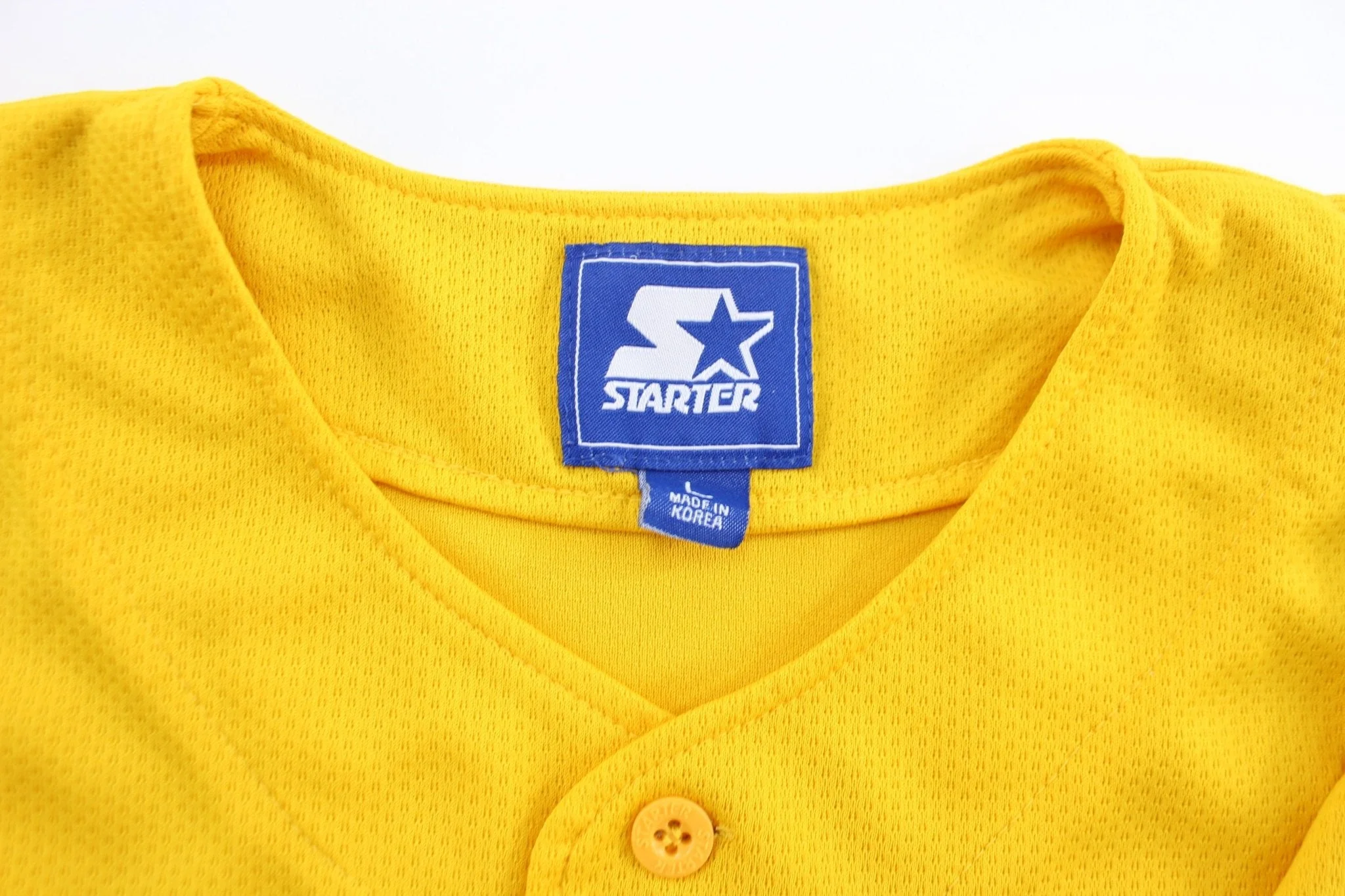 90's Louisiana State University Embroidered Starter Baseball Jersey - Image 4
