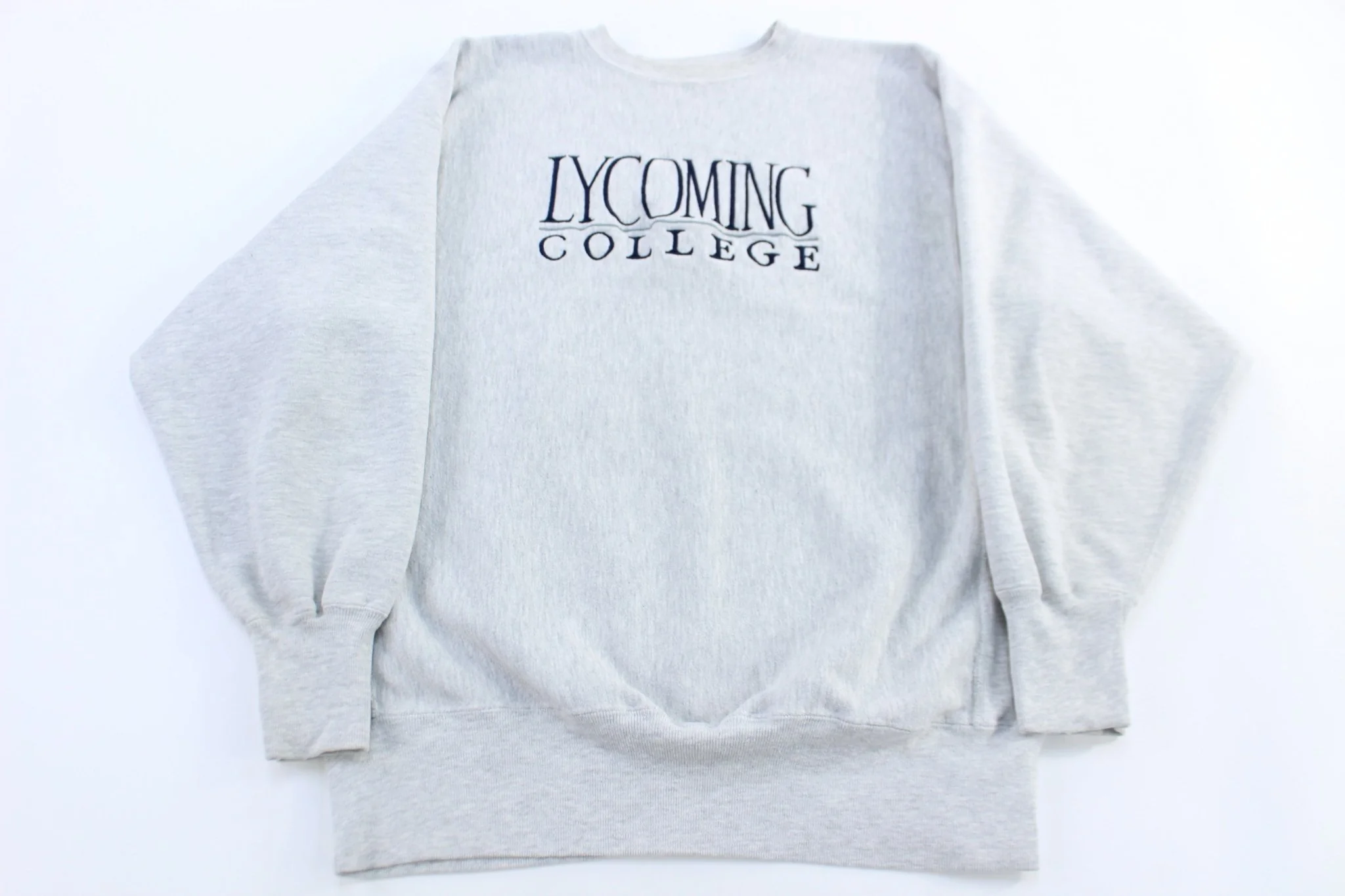 90's Lycoming College Embroidered Sweatshirt