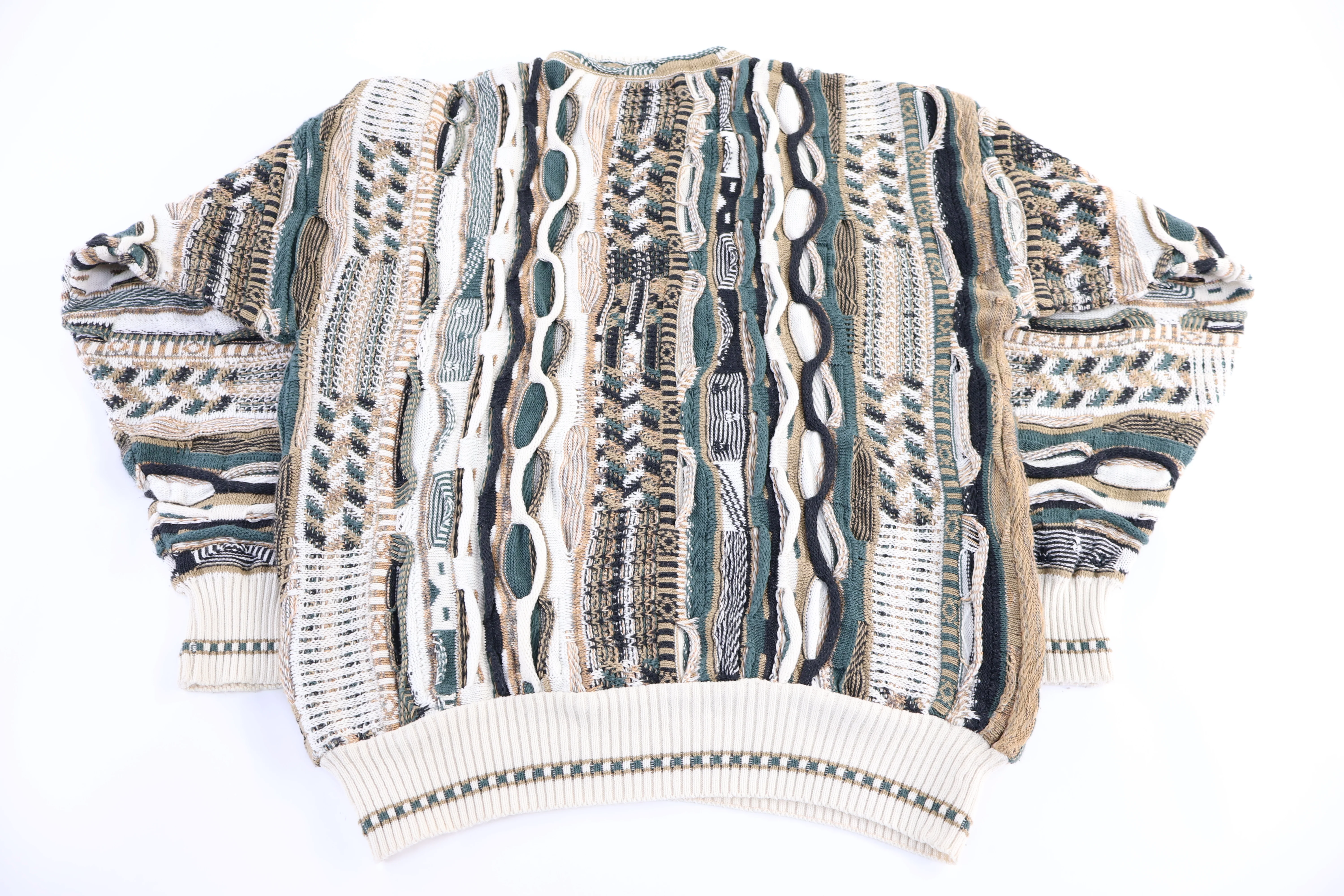 90's Marconi Multicolor Knit Sweater - Image 2