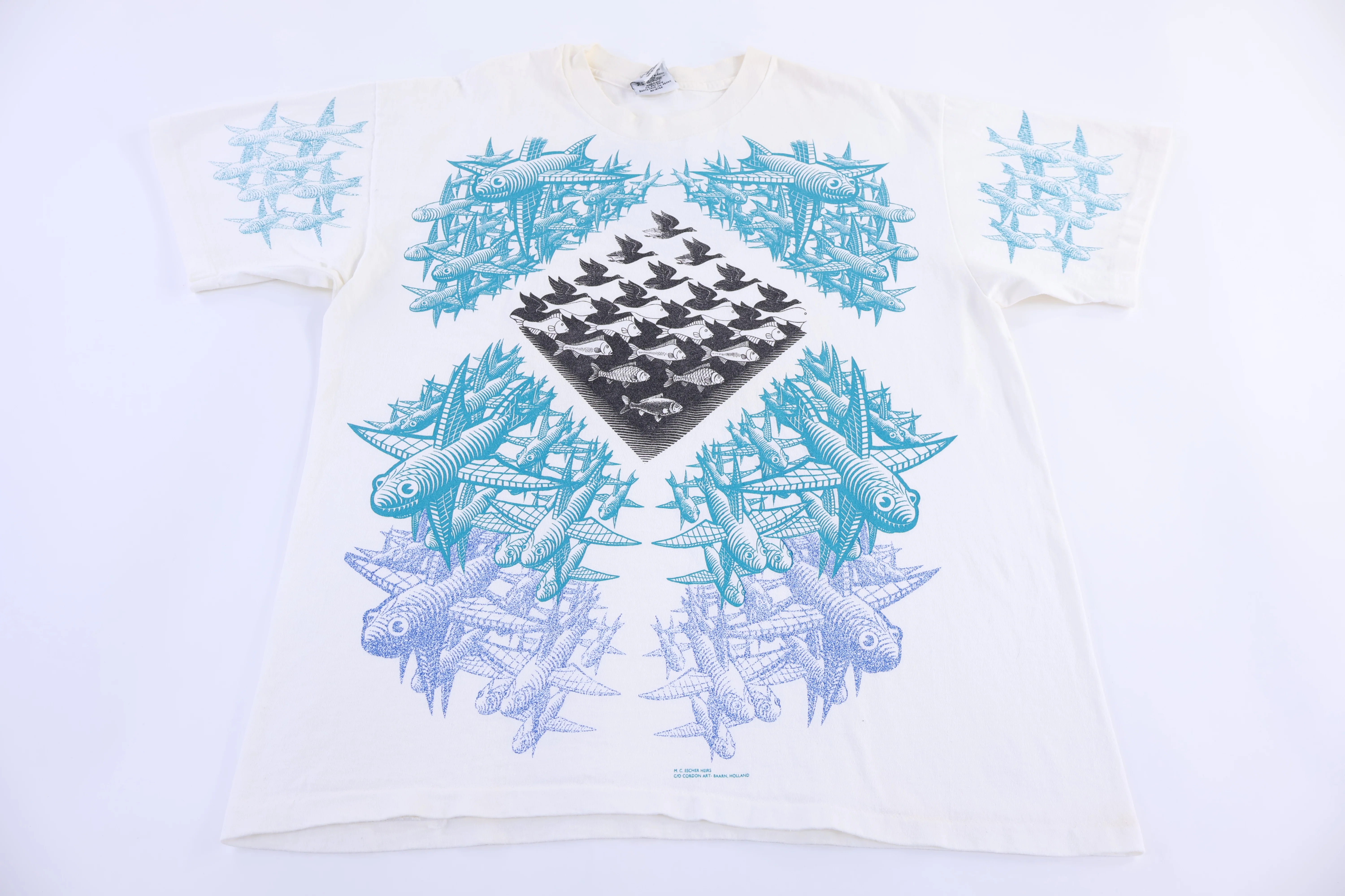 90's MC Escher Heirs Graphic T-shirt