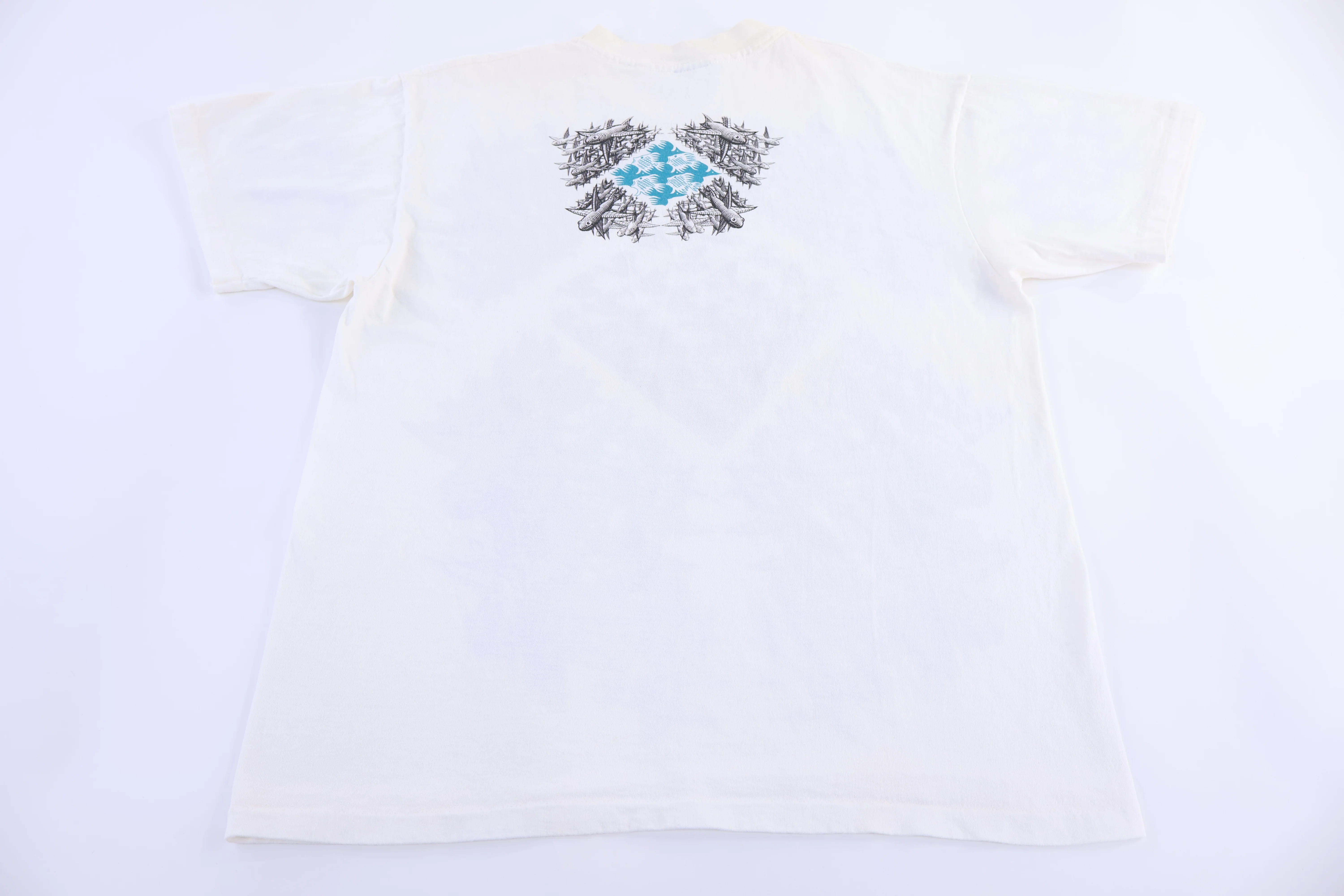 90's MC Escher Heirs Graphic T-shirt - Image 2
