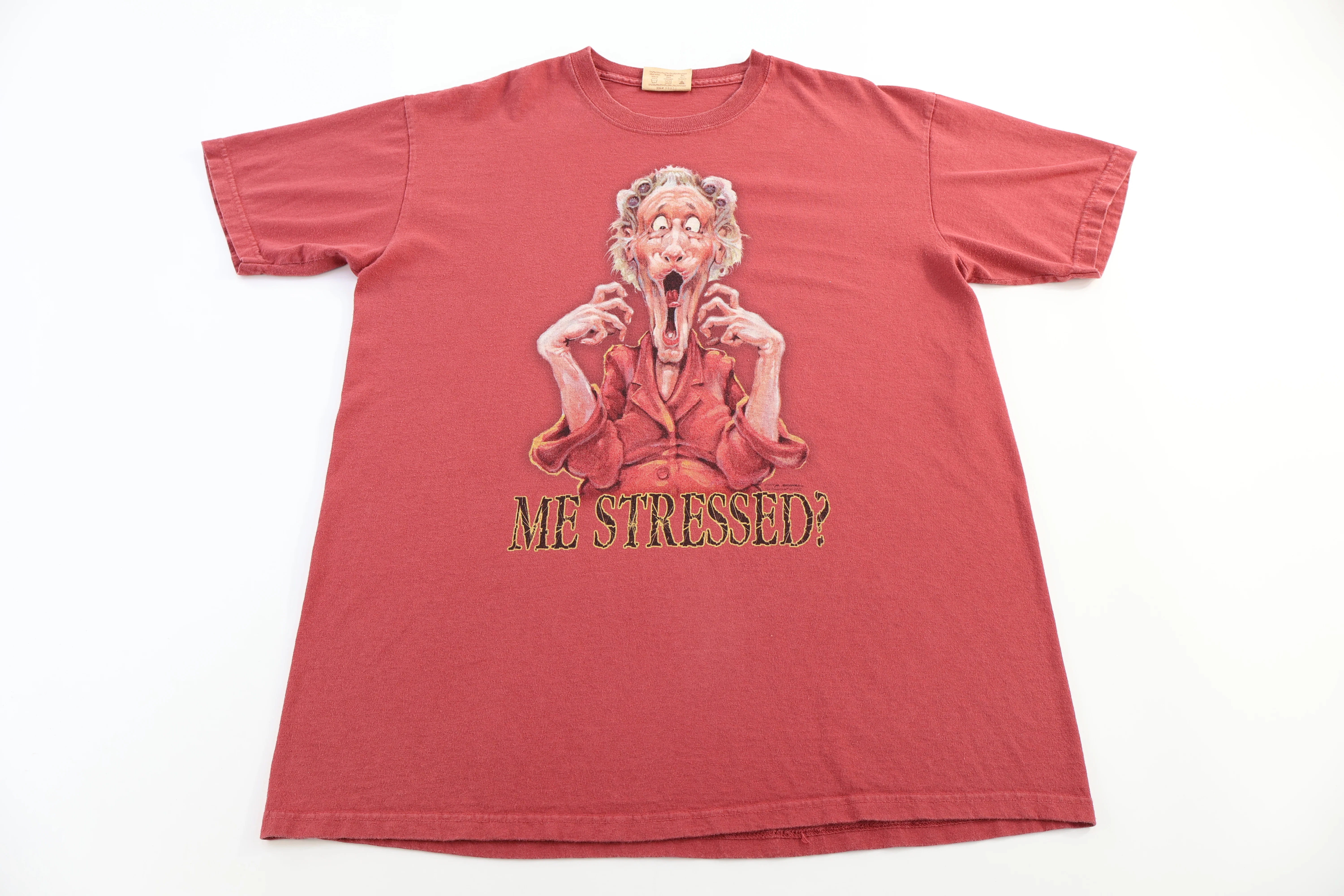 90's Me Stressed? Humor Graphic T-shirt
