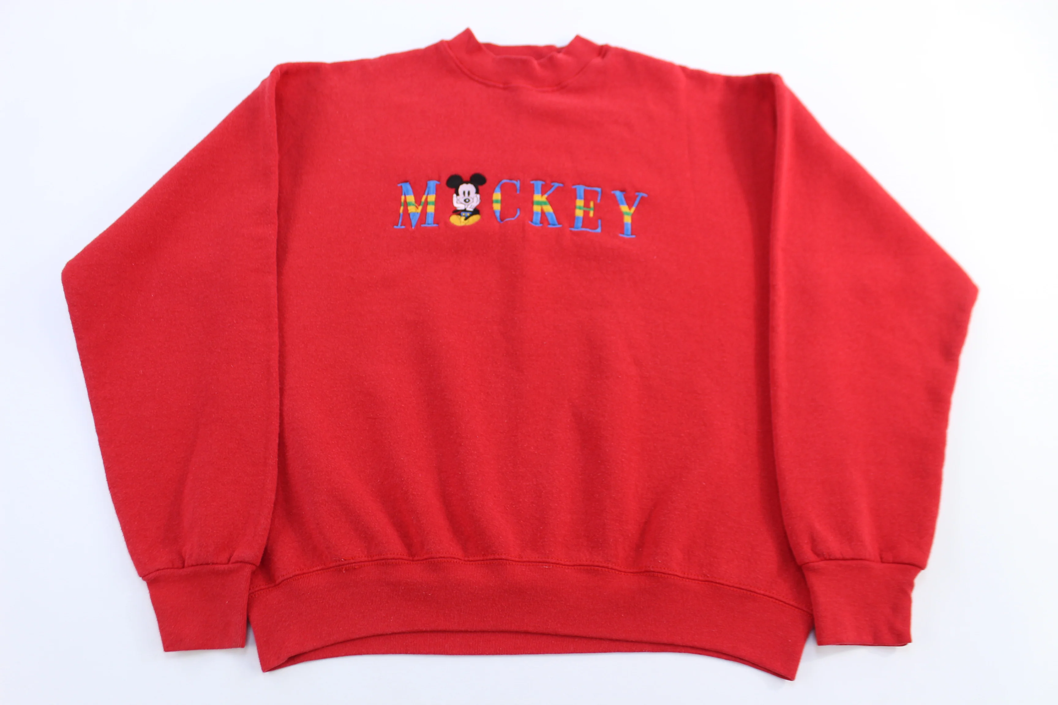 90's Mickey & Co Mickey Mouse Embroidered Sweatshirt