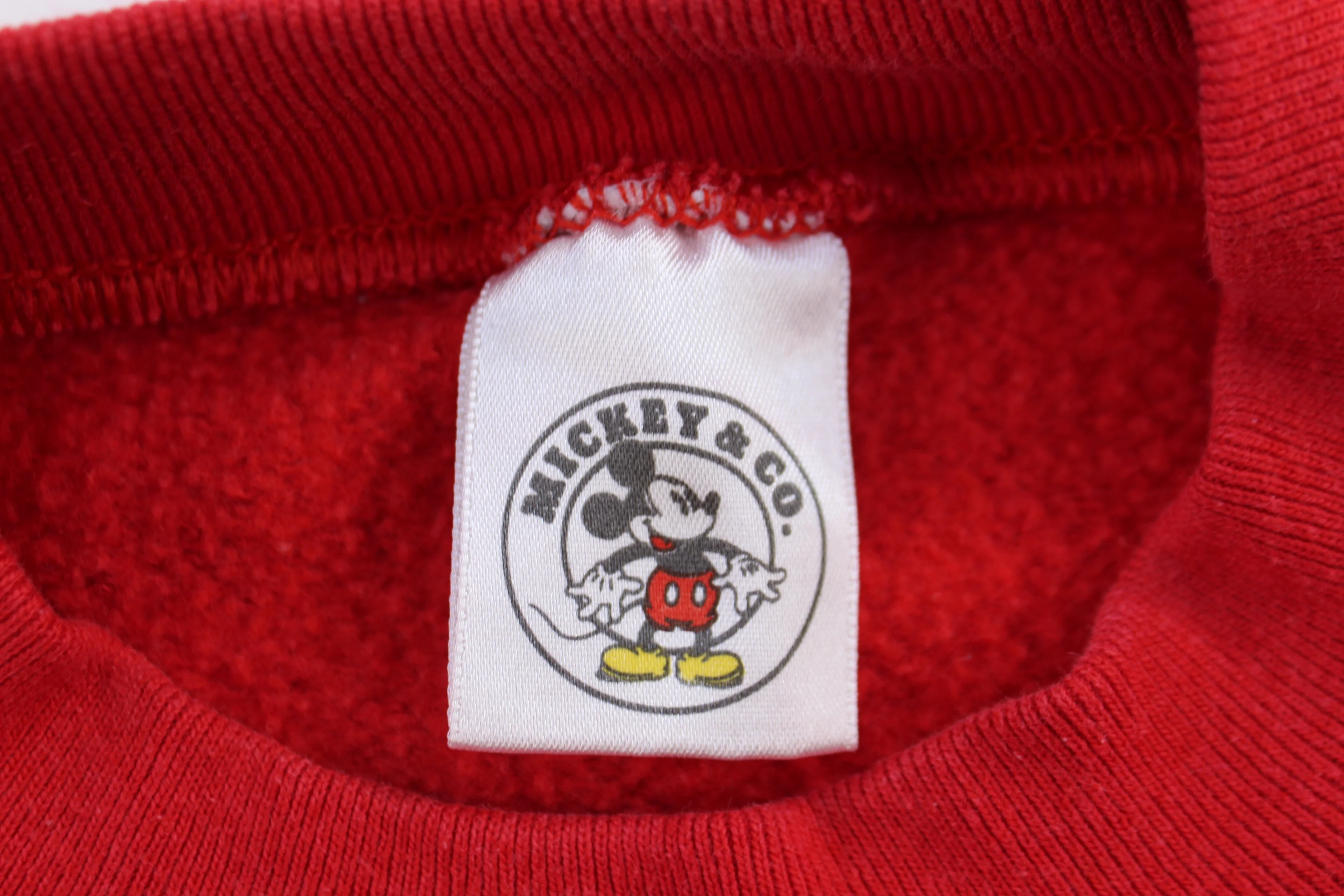 90's Mickey & Co Mickey Mouse Embroidered Sweatshirt - Image 3