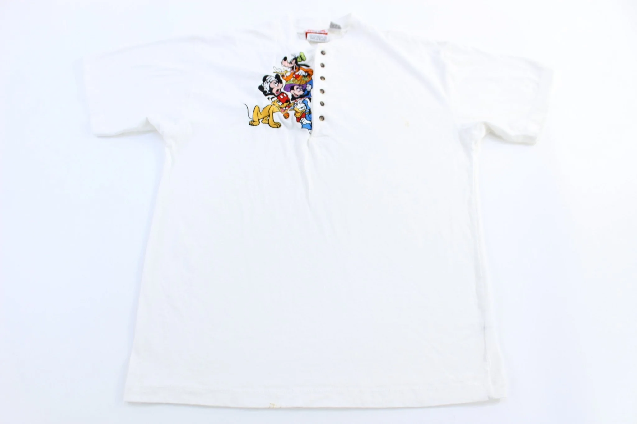 90's Mickey & Friends Embroidered Graphic T-shirt