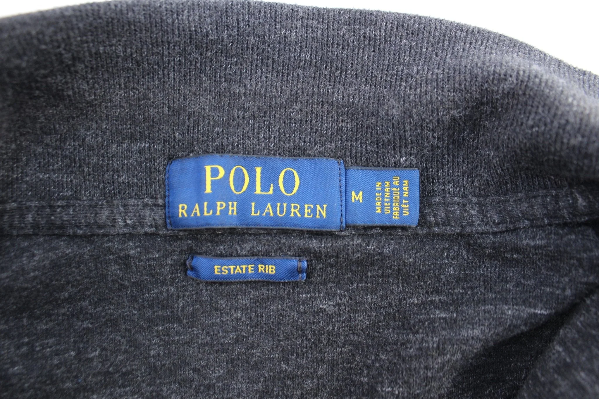 Polo Ralph Lauren Embroidered Logo Grey Quarter Zip Sweater - Image 3