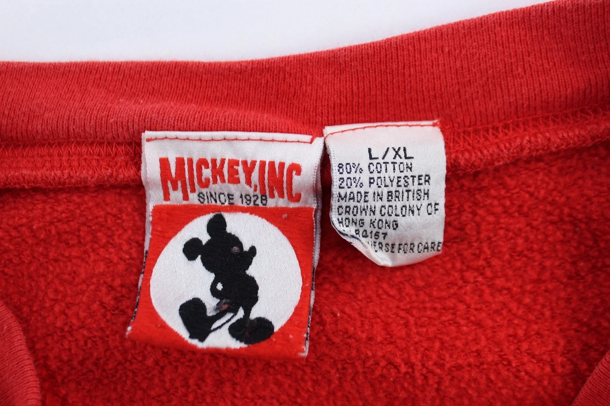 90's Mickey Inc Walt Disney World Embroidered Sweatshirt - Image 4