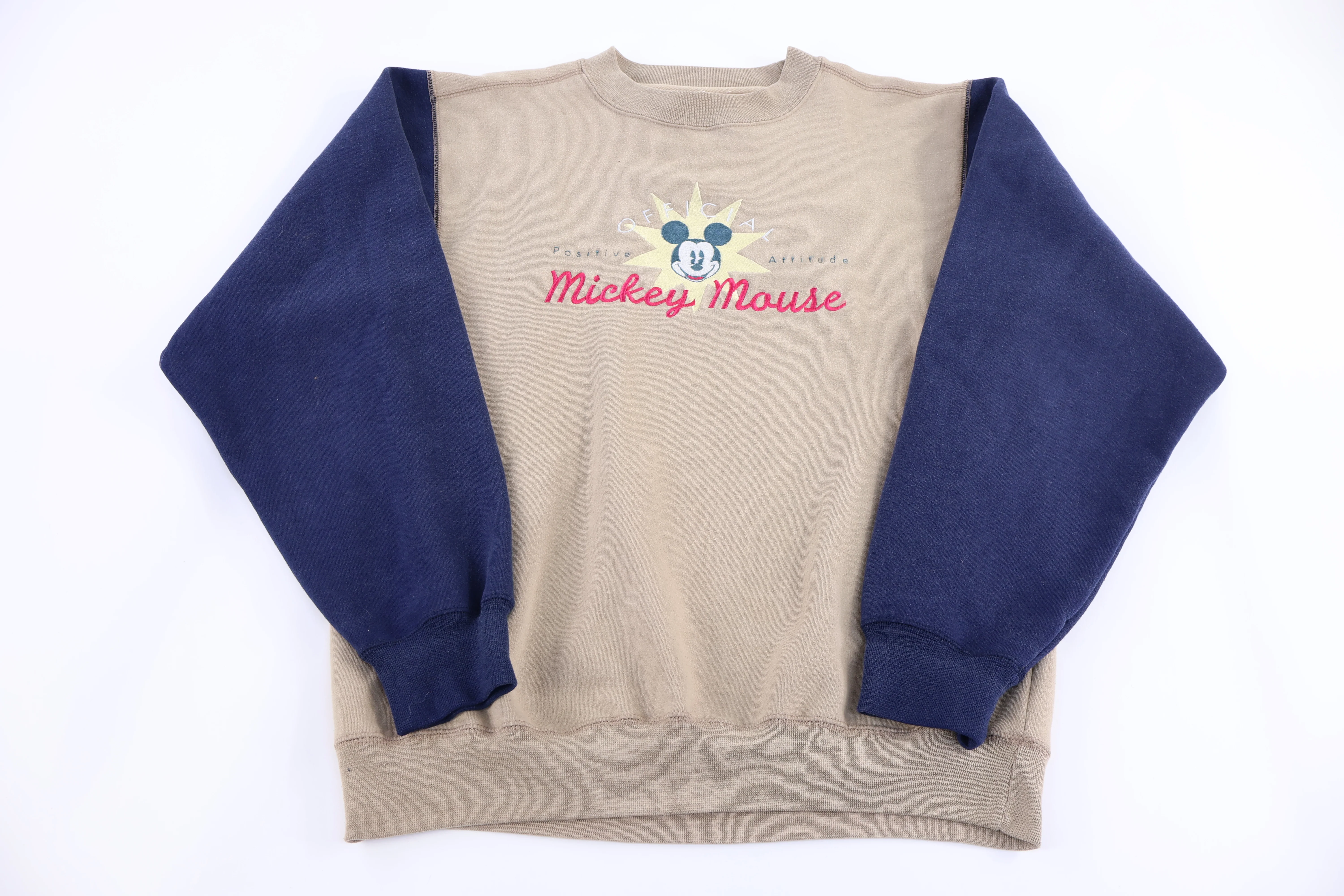 90's Mickey Mouse Embroidered Sweatshirt