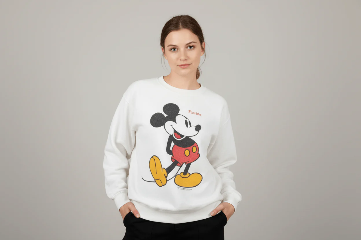 90's Mickey Mouse Graphic Sweatshirt - Image 2