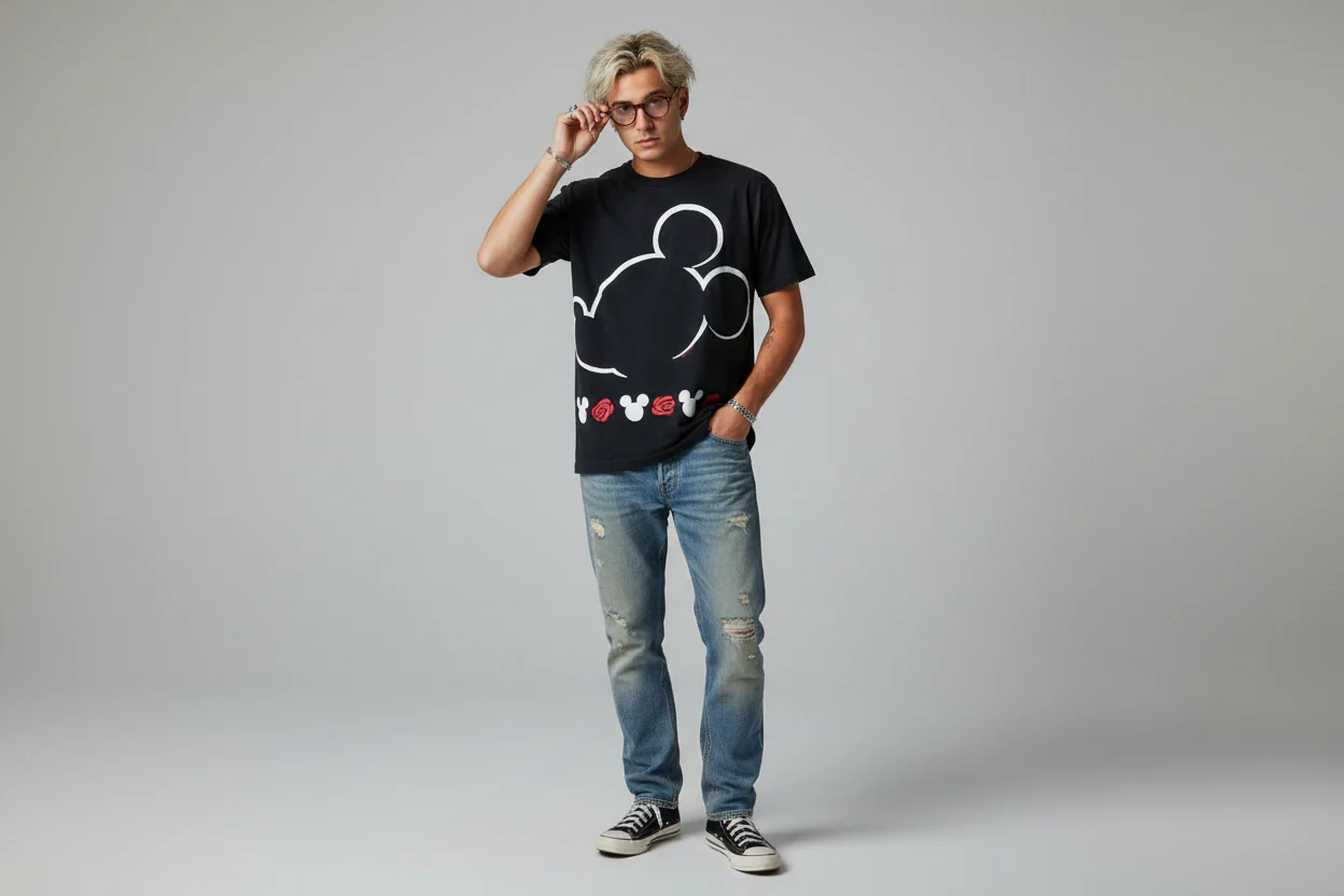 90's Mickey Mouse Graphic T-shirt