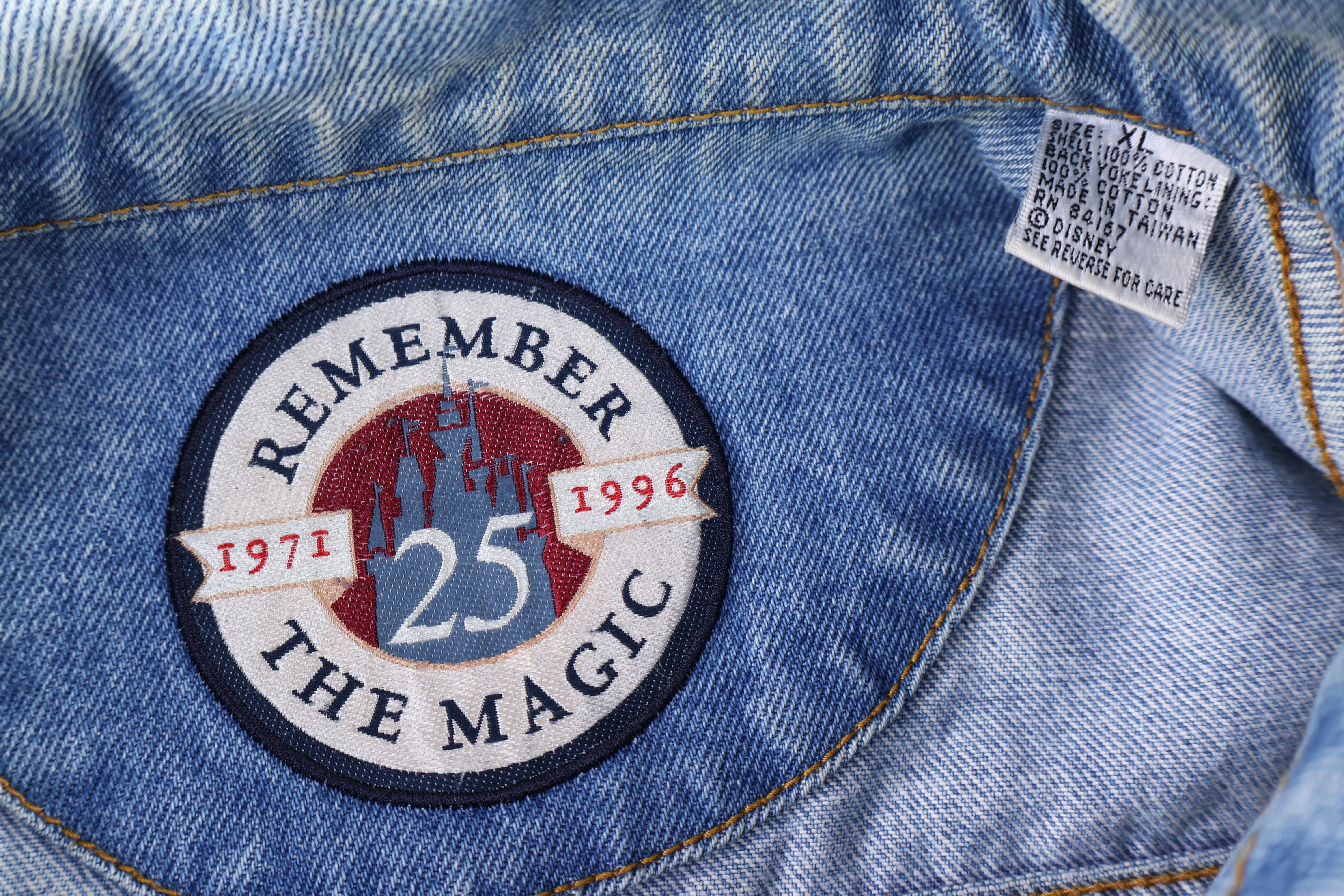 90's Mickey Mouse World Reunion Denim Jacket - Image 3