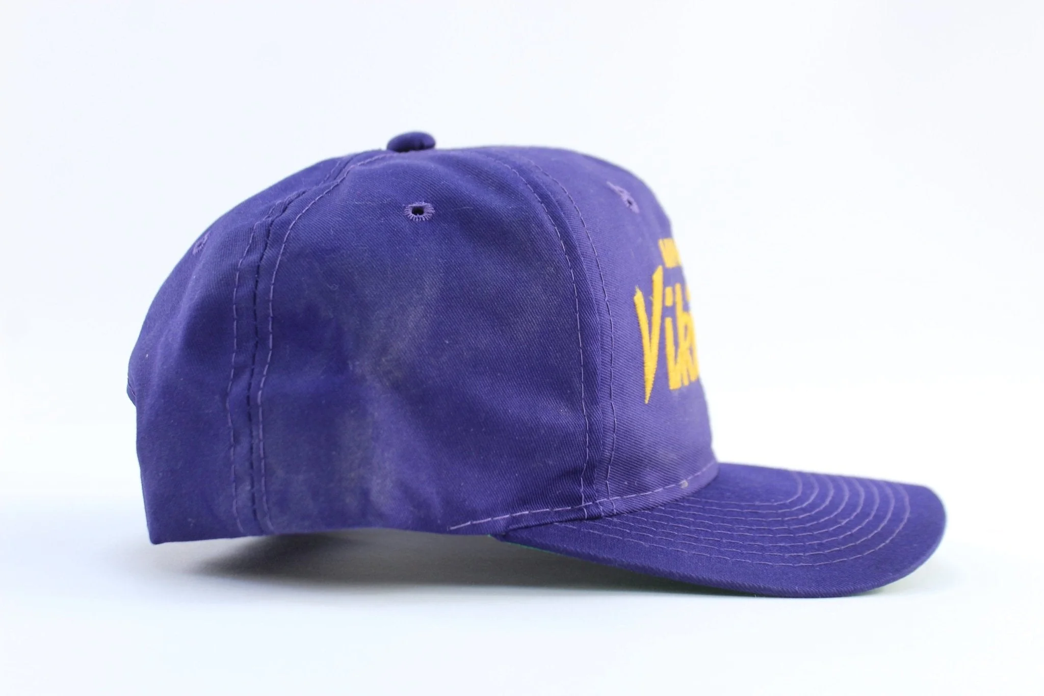 90's Minnesota Vikings Sports Specialties Twill SnapBack Hat - Image 3