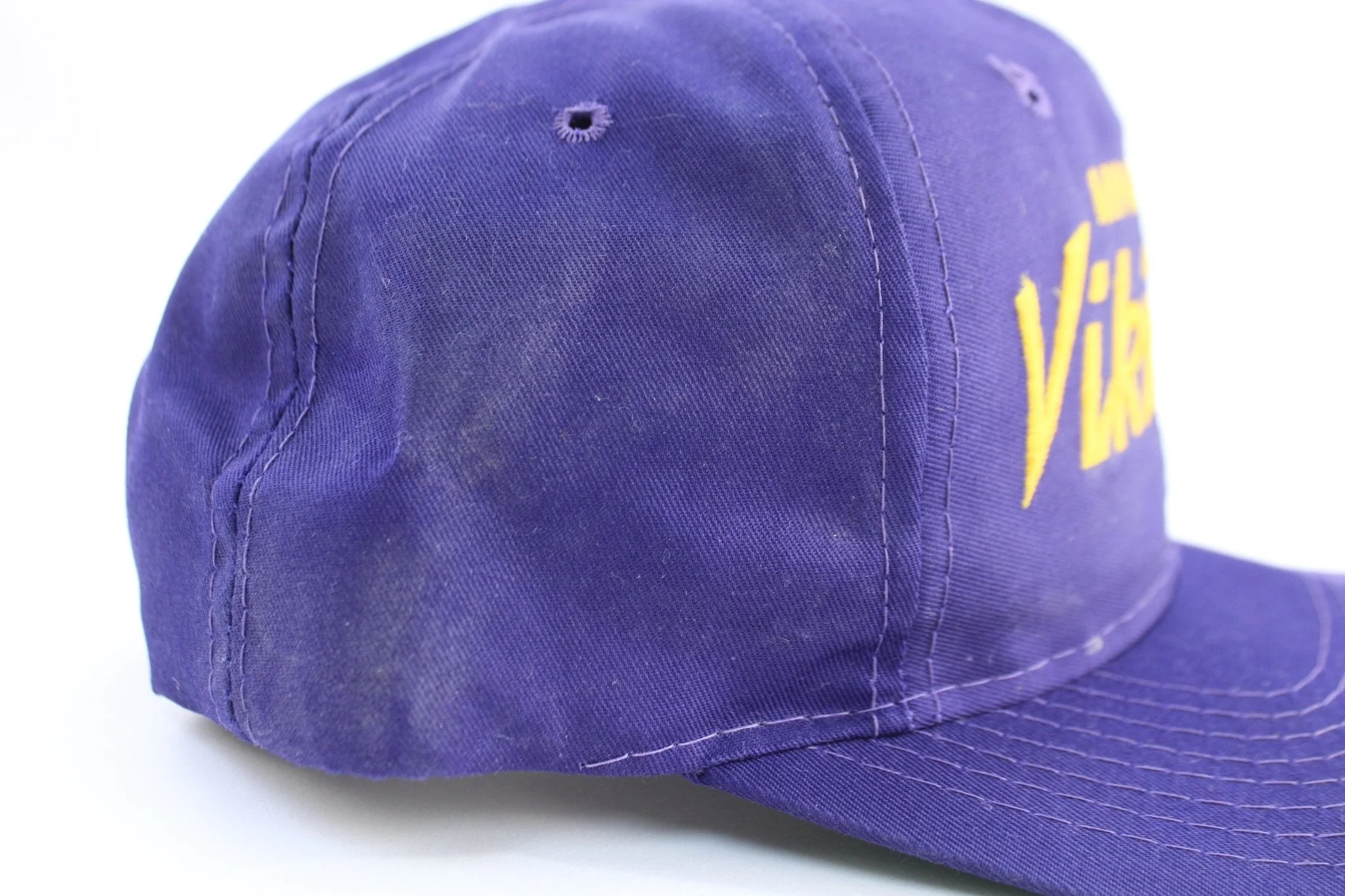 90's Minnesota Vikings Sports Specialties Twill SnapBack Hat - Image 7