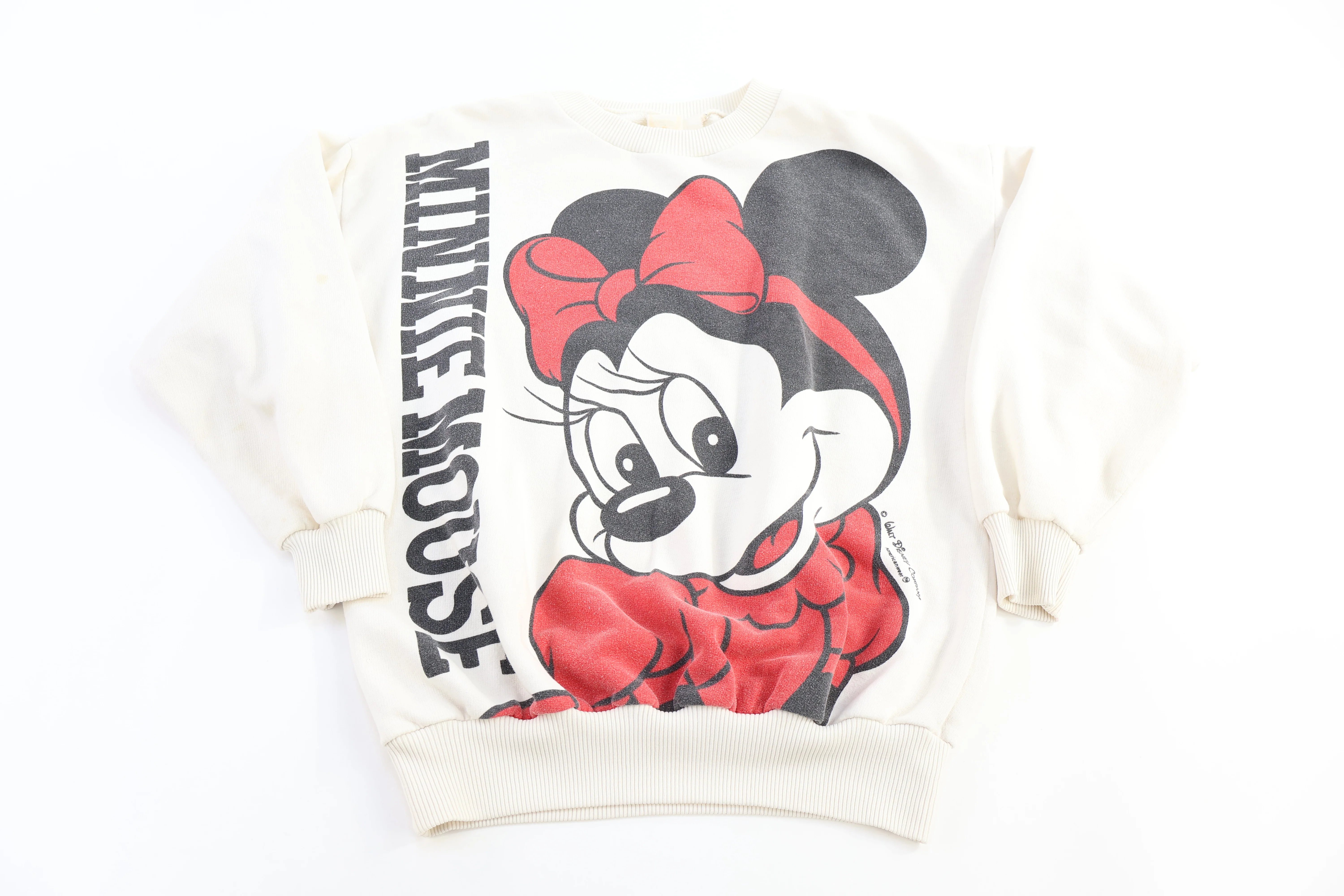 90's Minnie Mouse Graphic Pullover Sweater