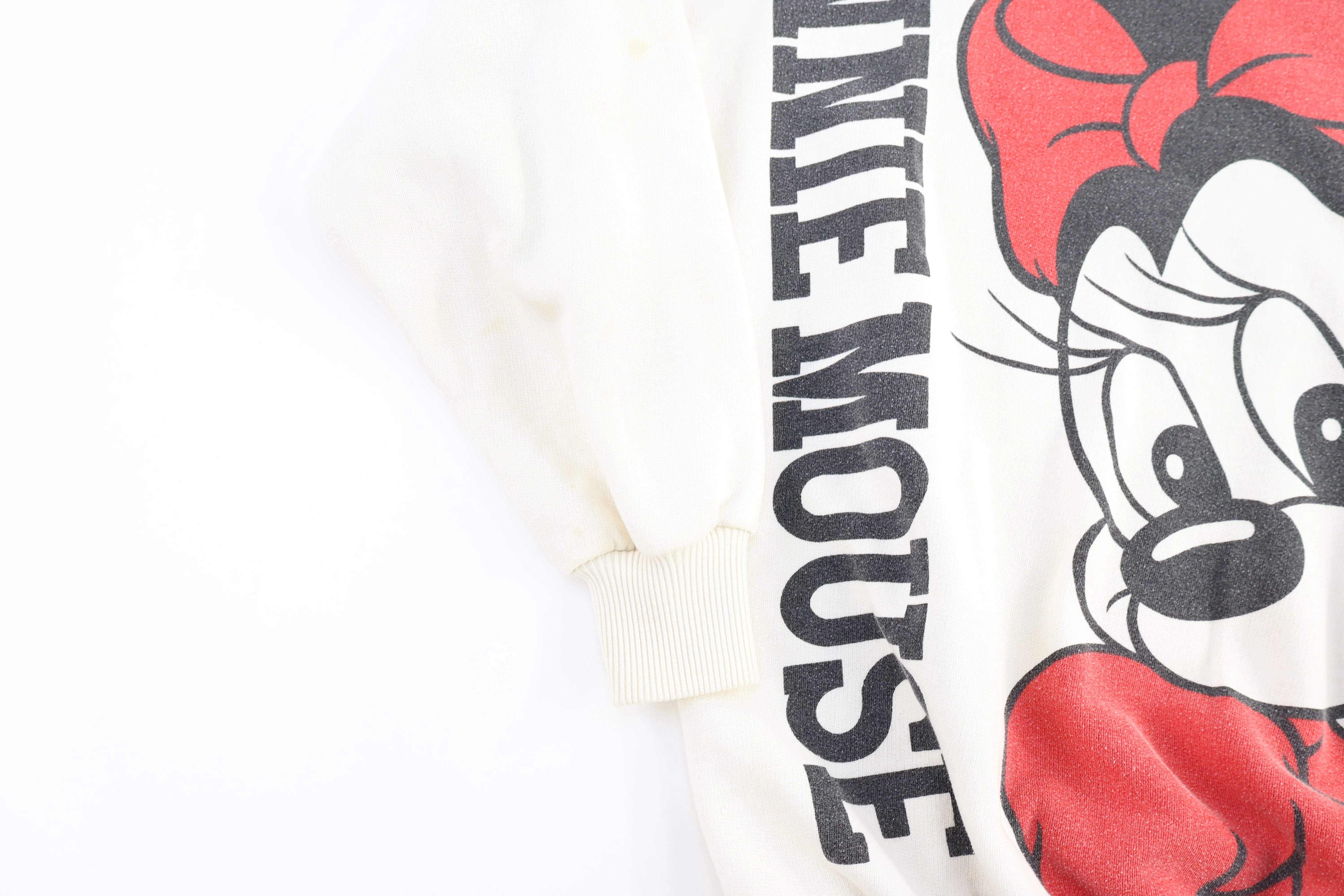 90's Minnie Mouse Graphic Pullover Sweater - Image 3