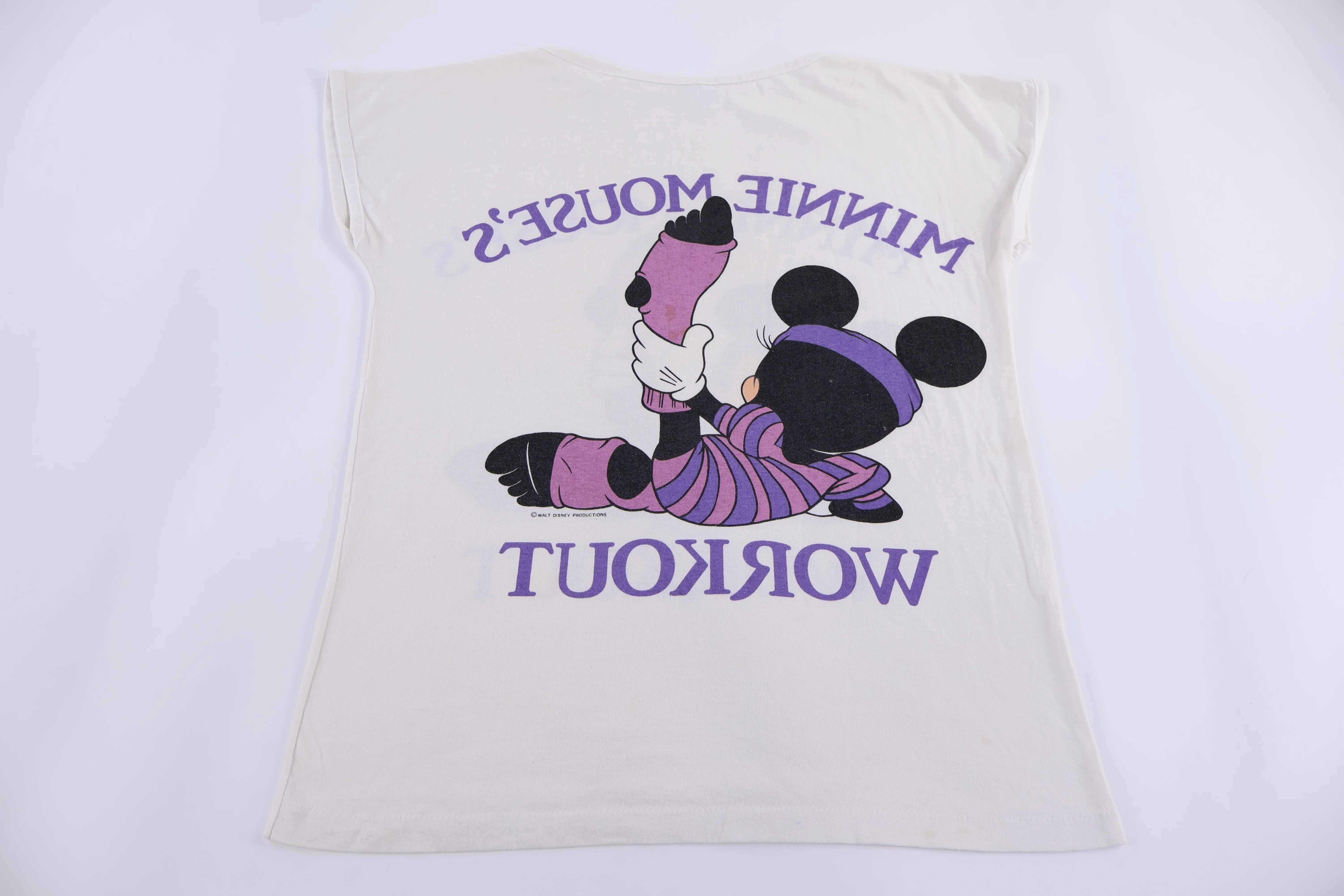 90's Minnie Mouse Workout T-shirt - Image 2