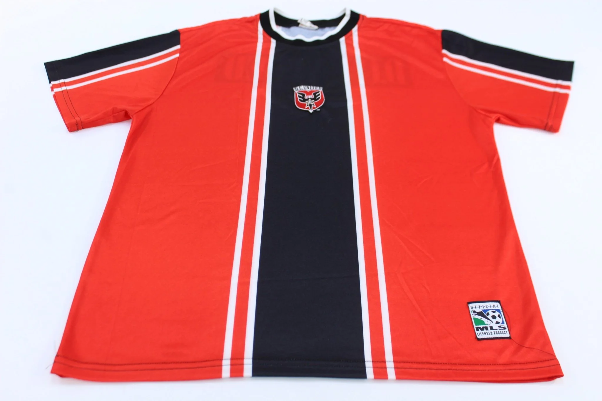 90's MLS Washington D.C. United Soccer Striped Jersey