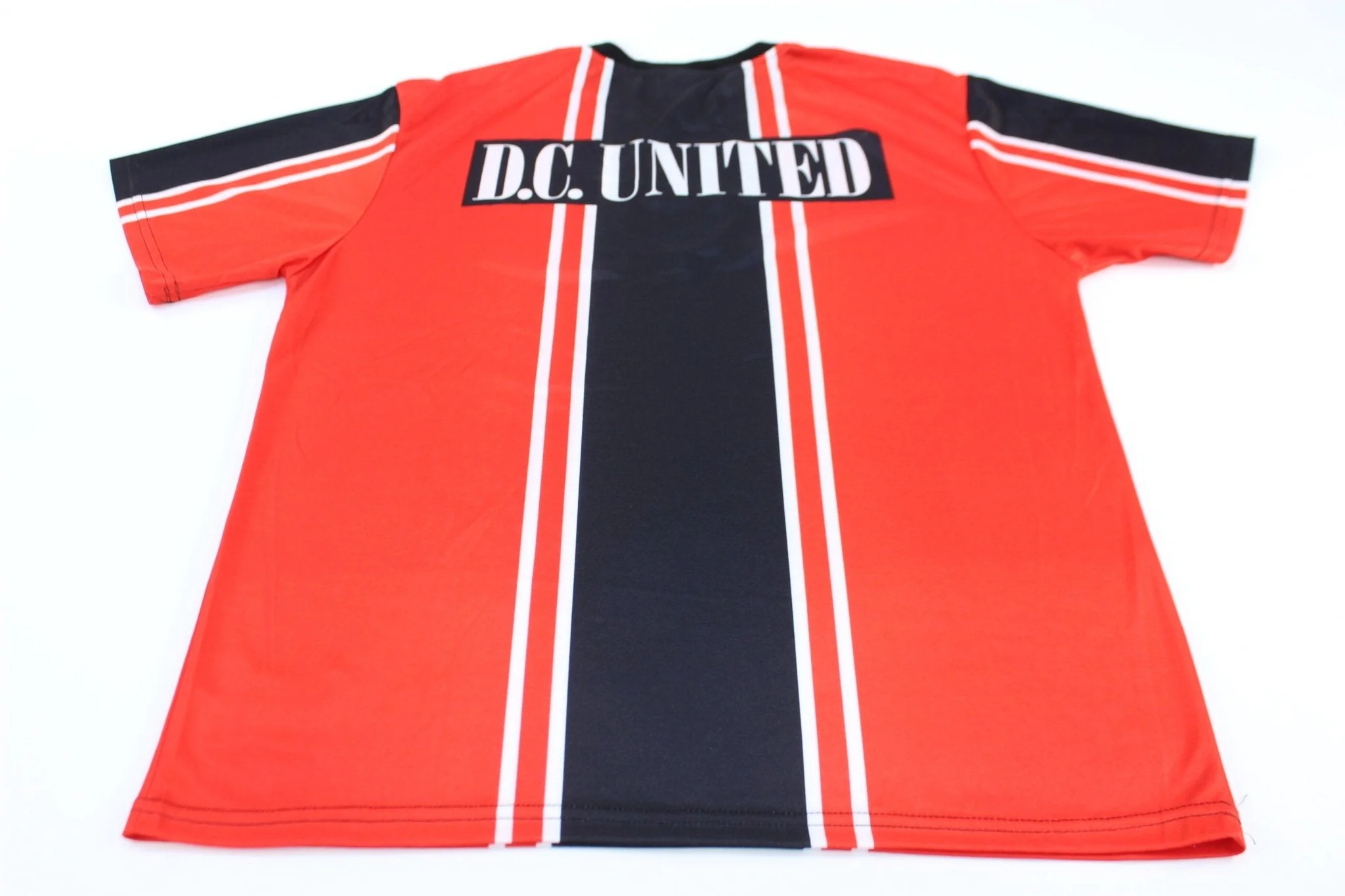 90's MLS Washington D.C. United Soccer Striped Jersey - Image 2