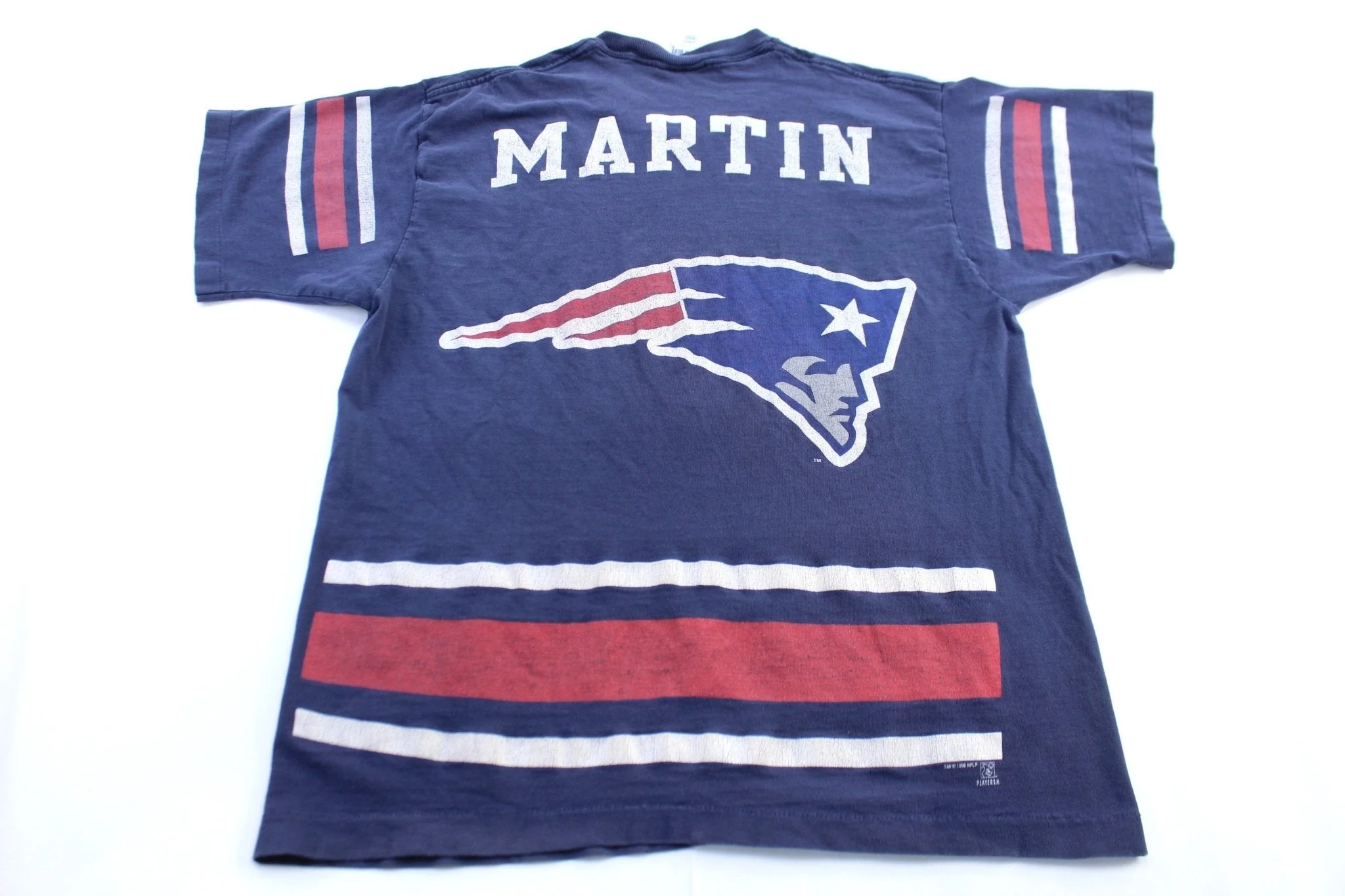 90's New England Patriots Curtis Martin Pro Player T-Shirt - Image 2
