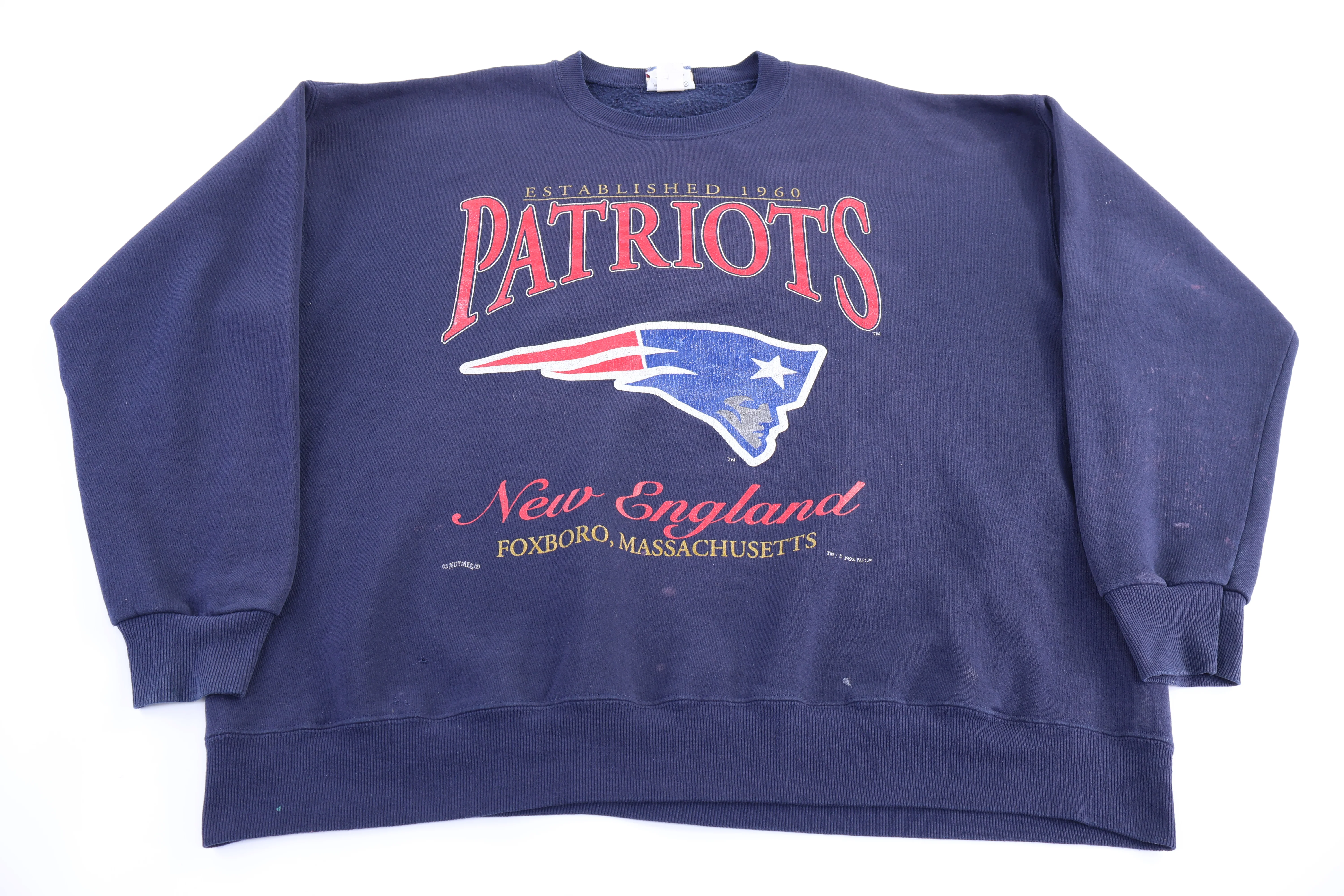90's New England Patriots Football Sweatshirt
