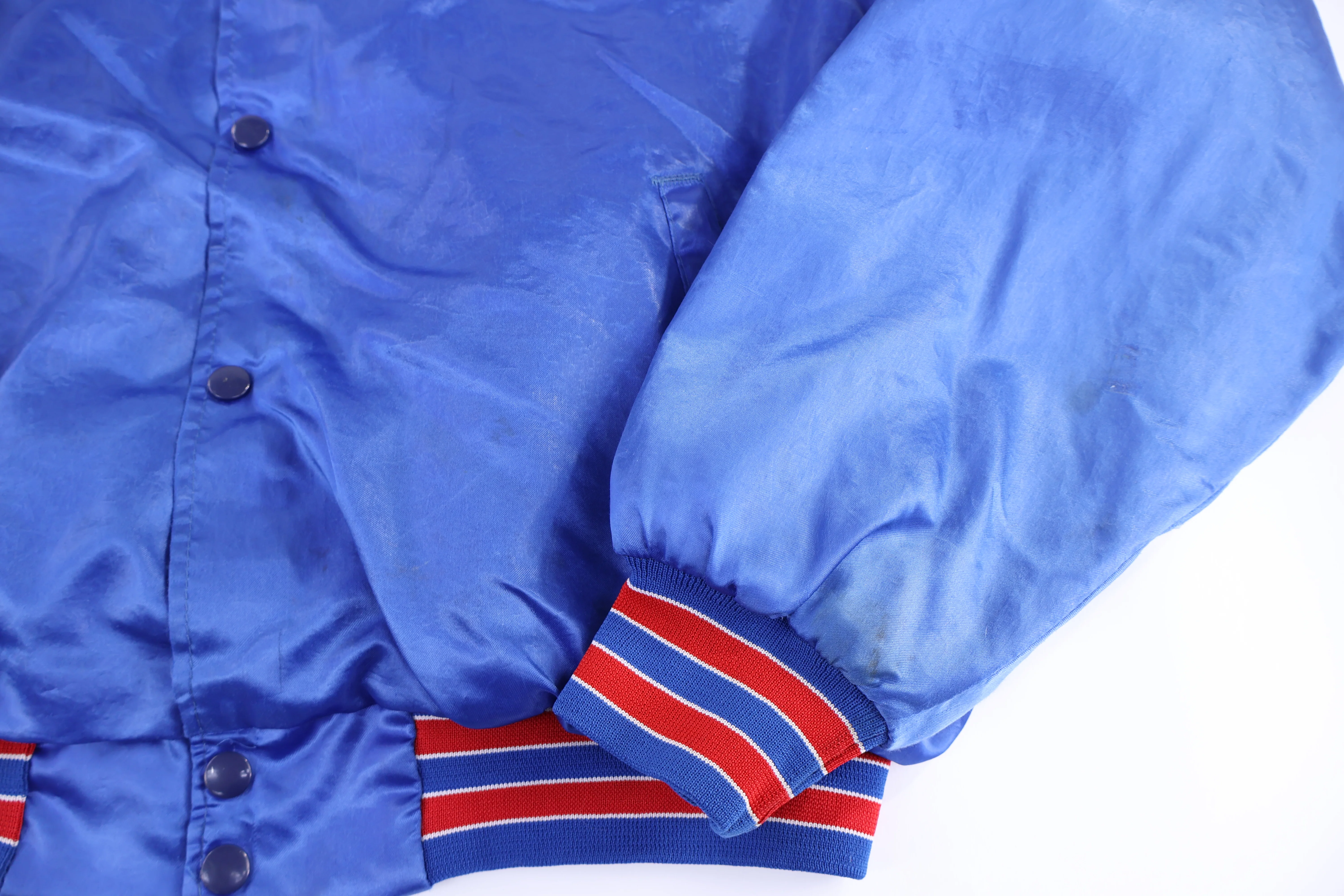90's New York Giants Football Bomber Jacket - Image 3