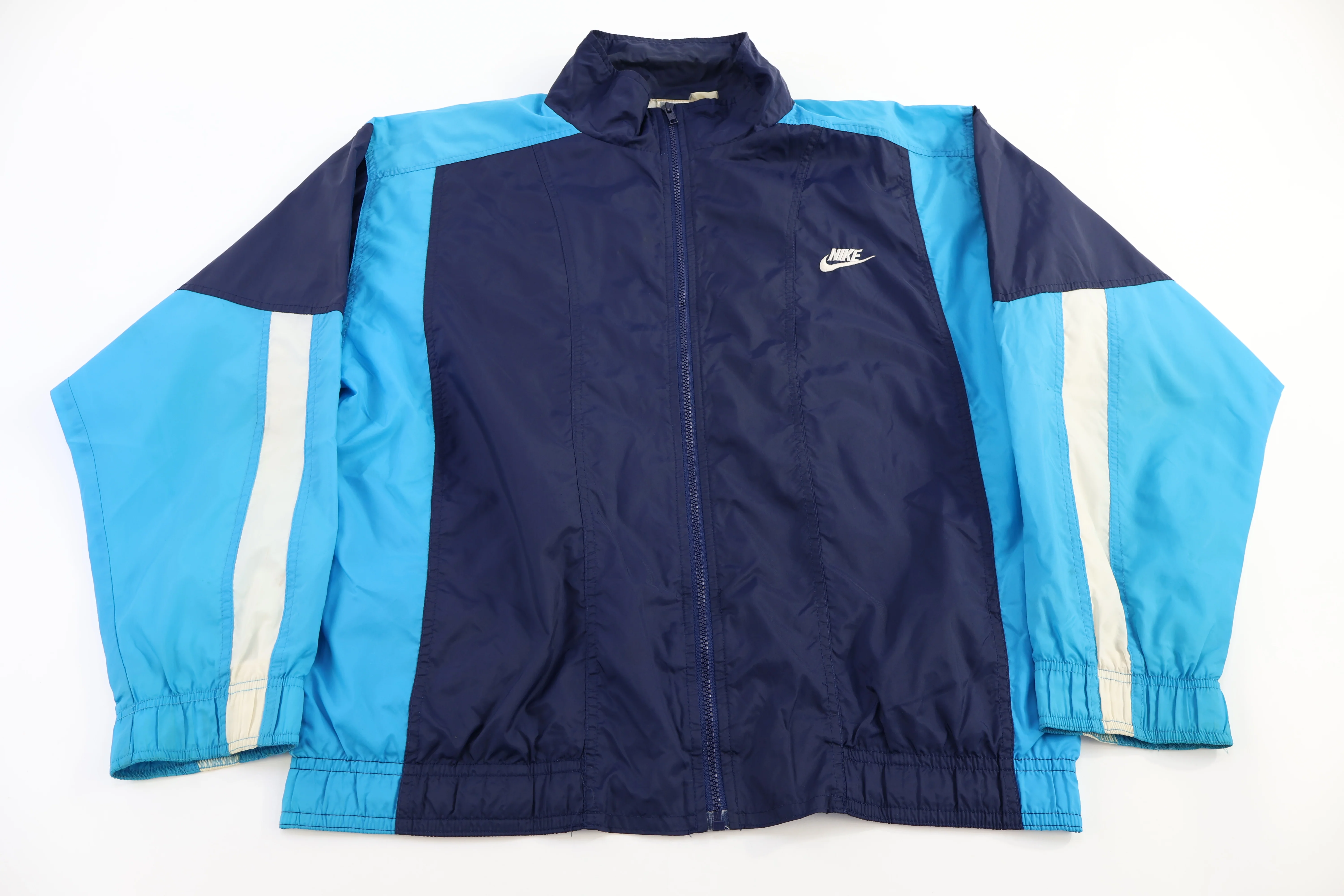 90's Nike Blue Full Zip Windbreaker