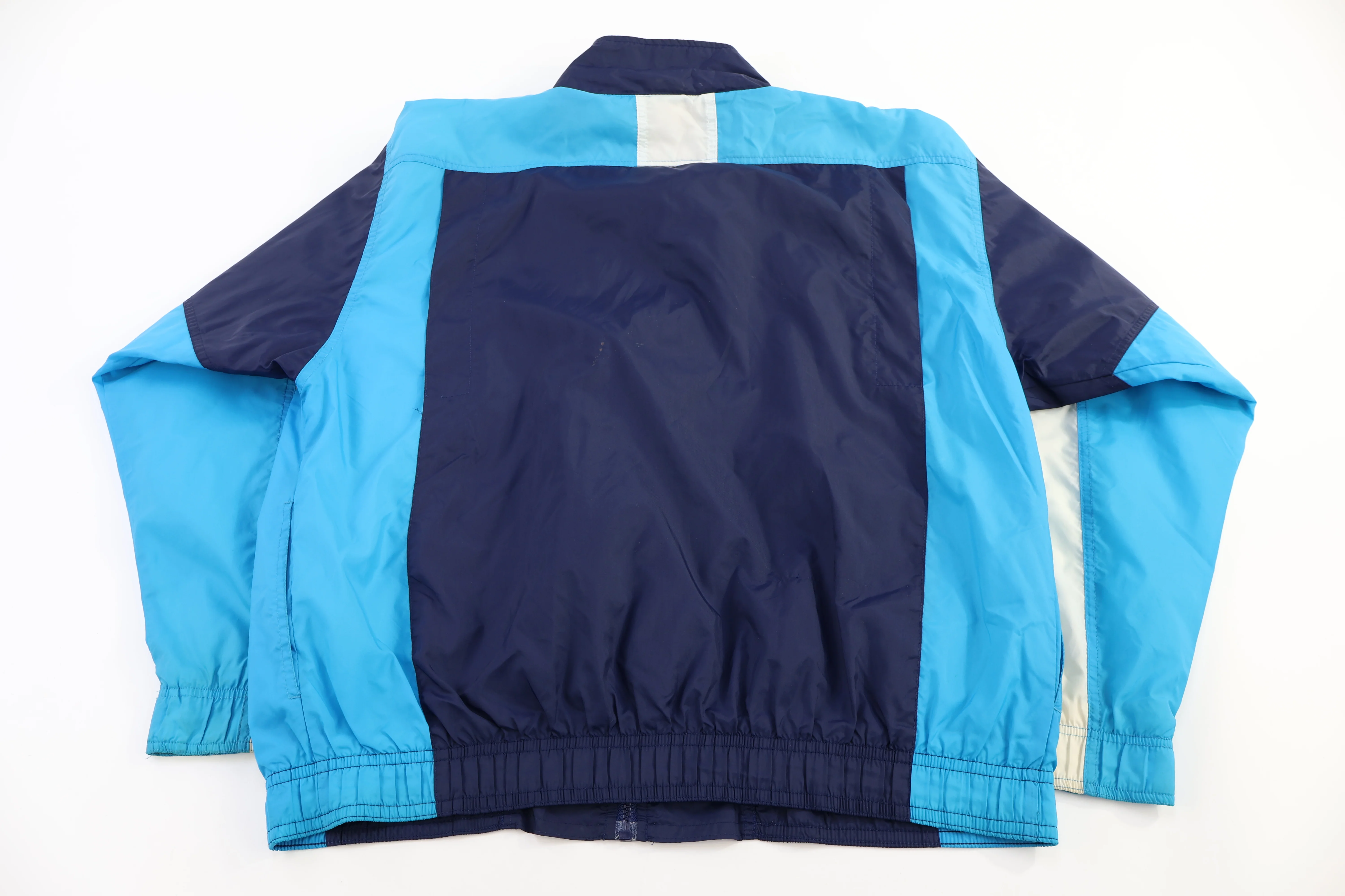 90's Nike Blue Full Zip Windbreaker - Image 2