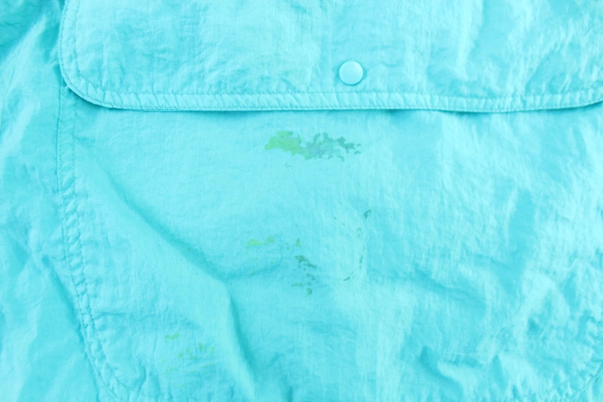 90's Nike Cross Training White, Black, & Turquoise Windbreaker Jacket - Image 3